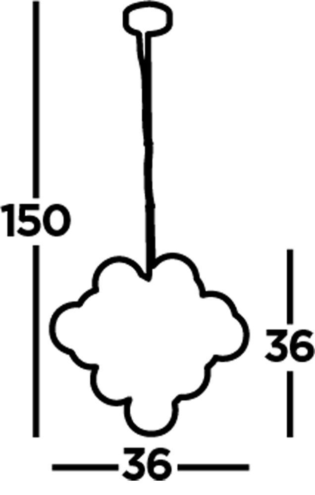Hängeleuchte Glas Ø 41 cm 17x G9 Rauchgrau Chrom dekorativ