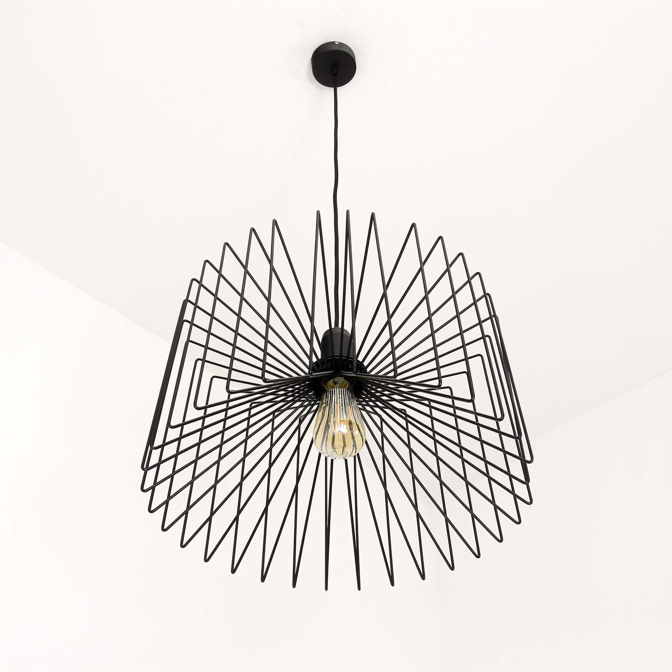 Moderne Pendelleuchte NESS schwarz