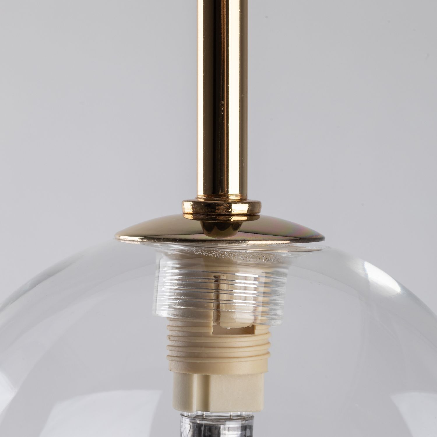 Hängeleuchte Glas Kugel Ø 12 cm schmal höhenverstellbar