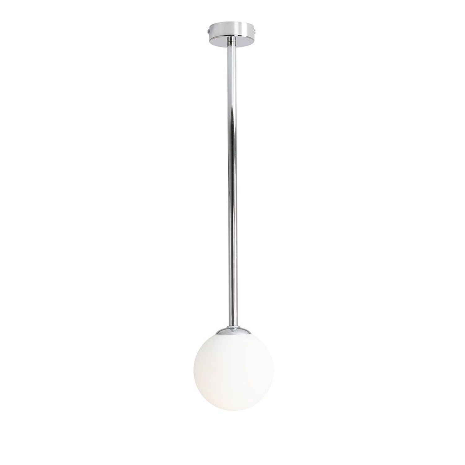 Blendarme Deckenlampe Glas Metall in Chrom E14 H:67 cm