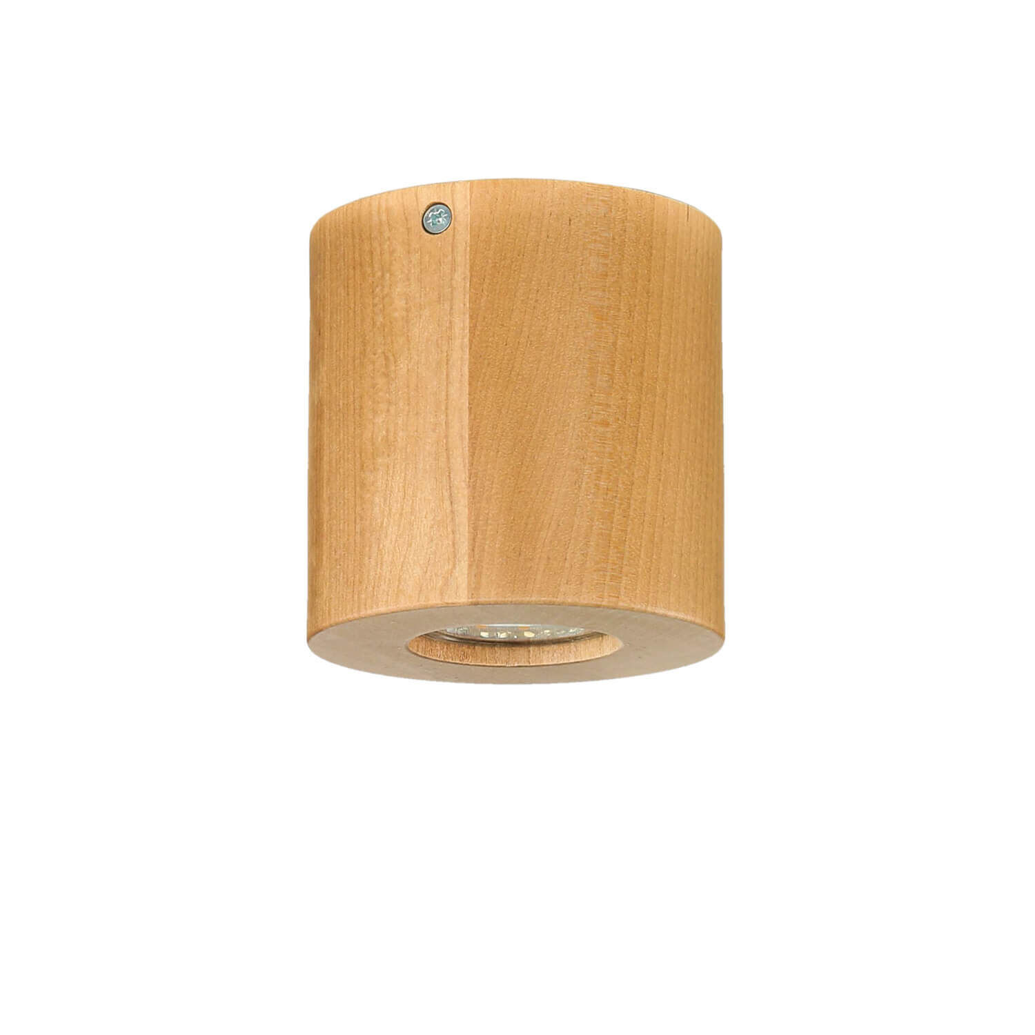 Deckenlampe Holz Ø10cm klein rund GU10 Modern