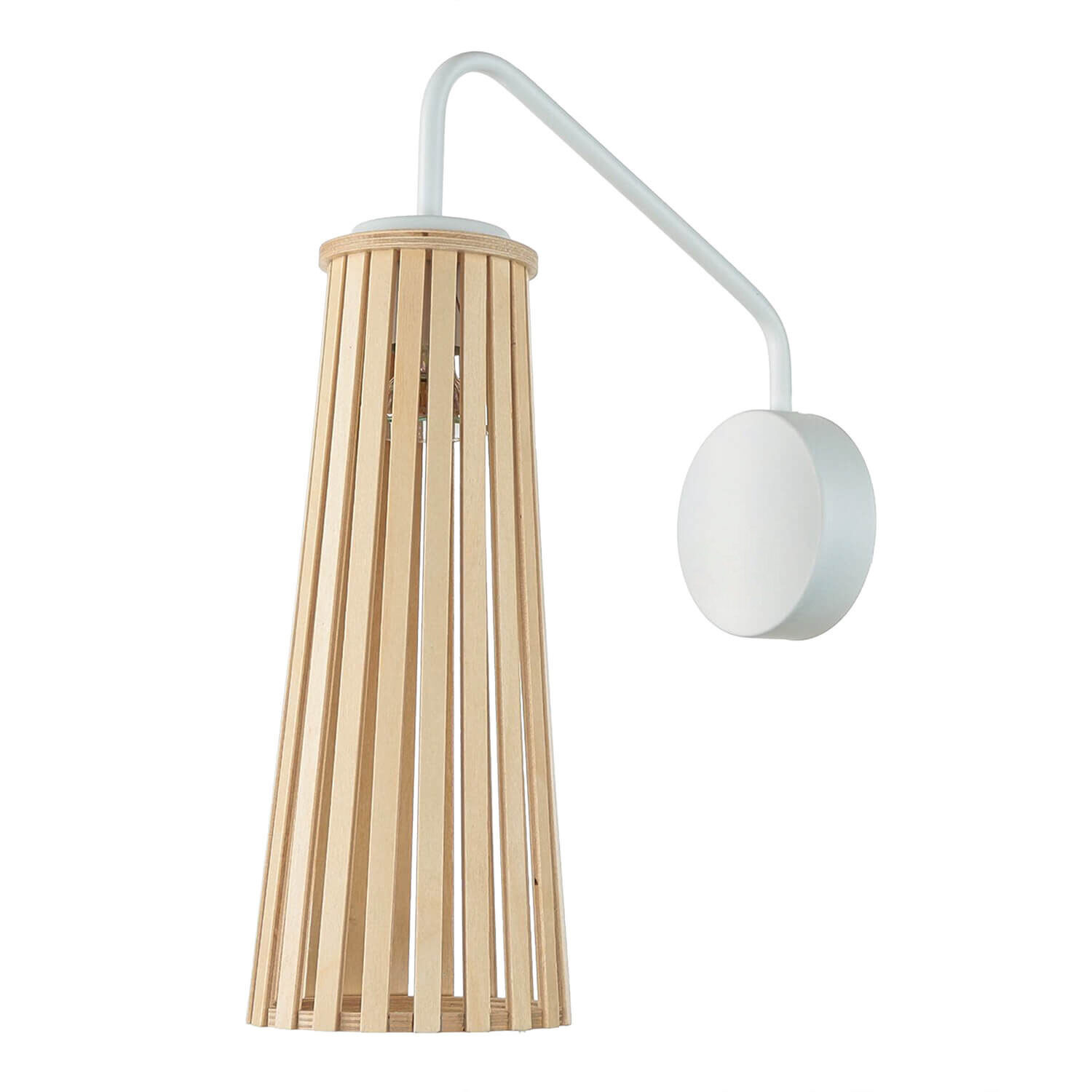 Wandlampe Holz Weiß Dover