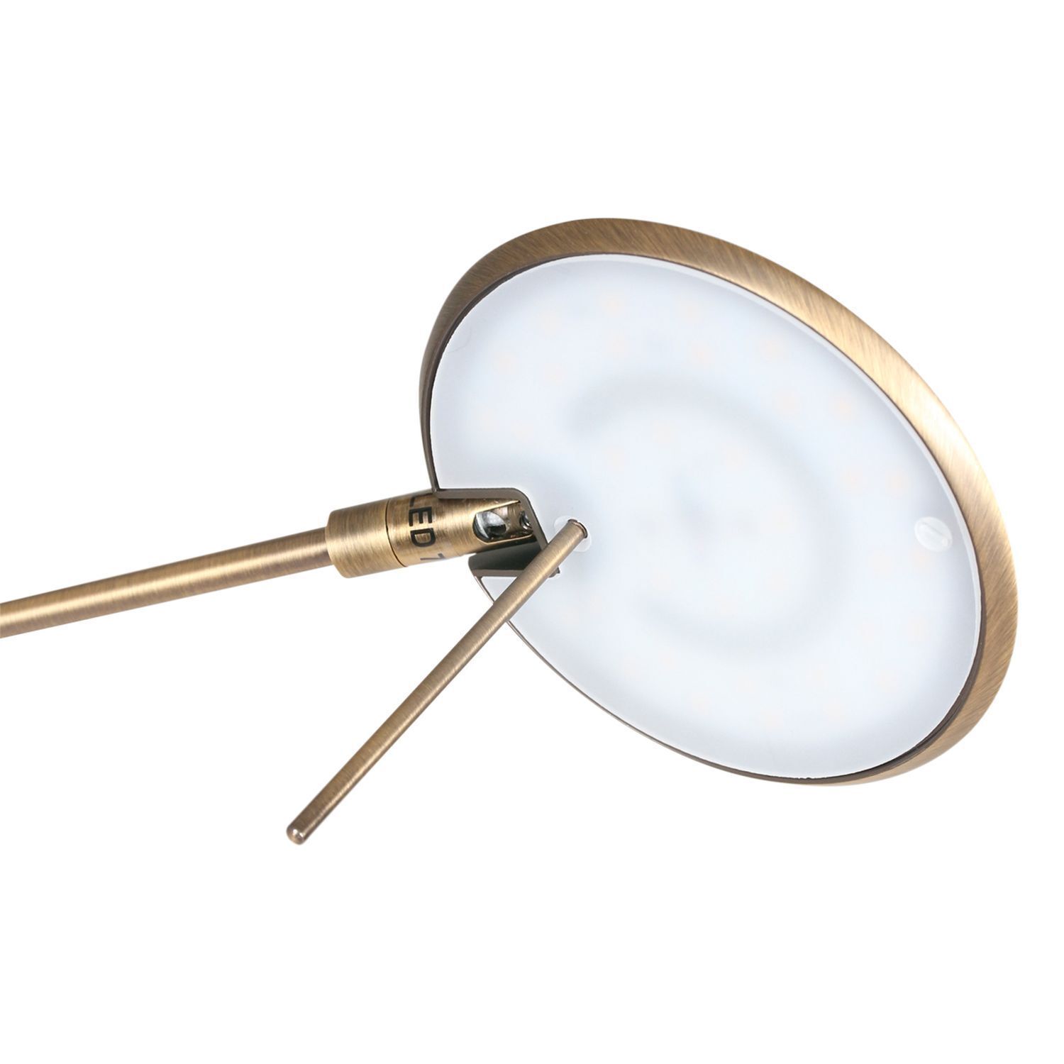 LED Stehlampe in Bronze 185 cm flexibel dimmbar