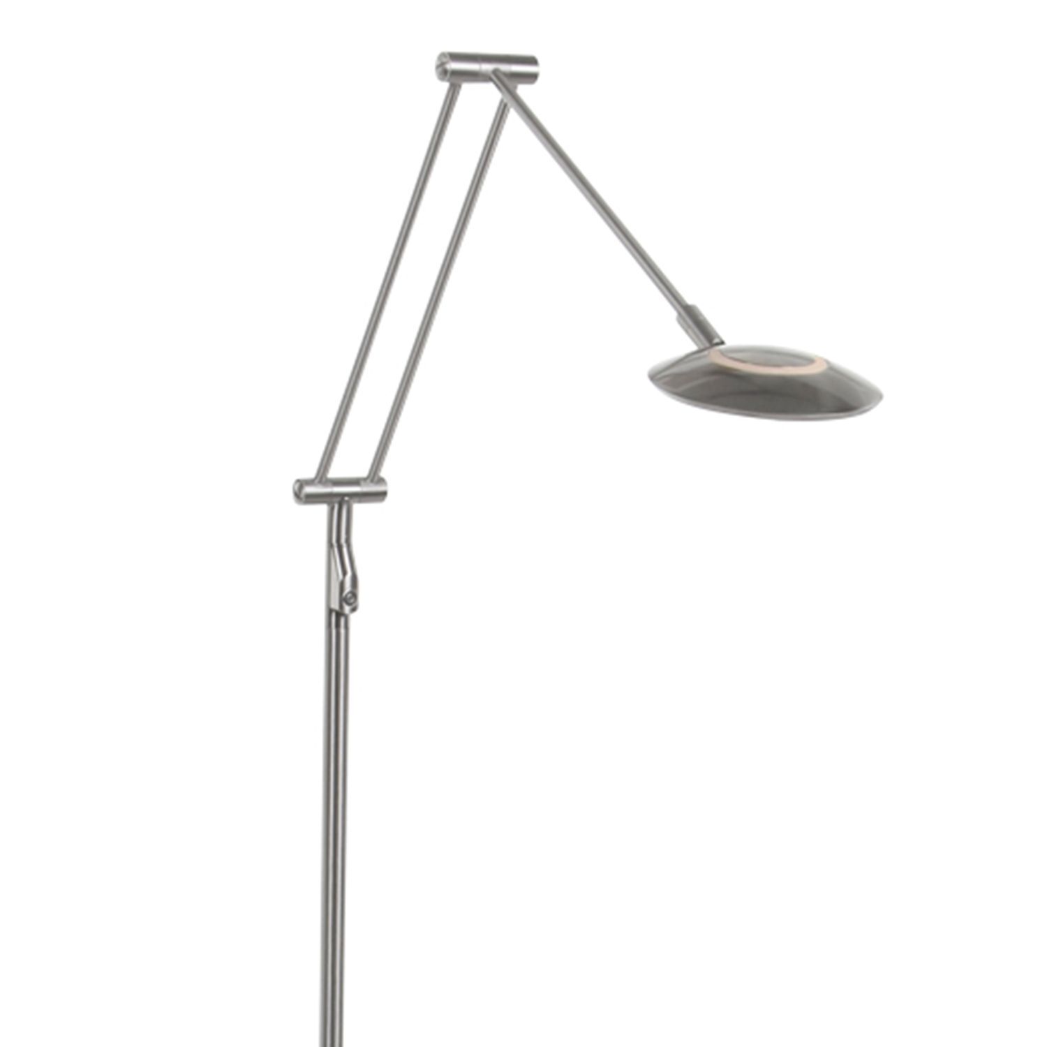 LED Stehlampe Modern in Stahl 185 cm flexibel dimmbar