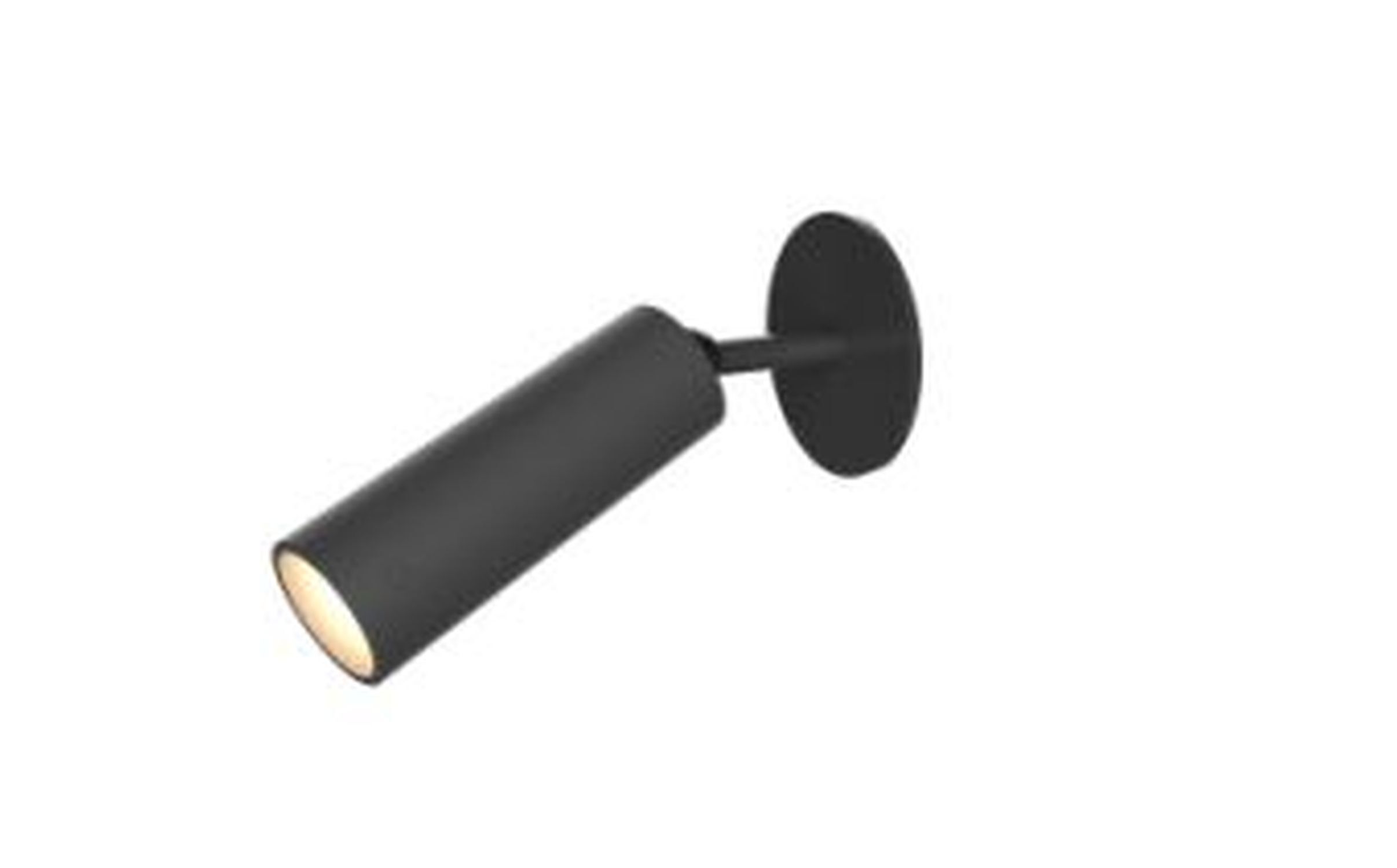 LED Wandleuchte Akku Dimmer tragbarer Schirm 3000 K Schwarz