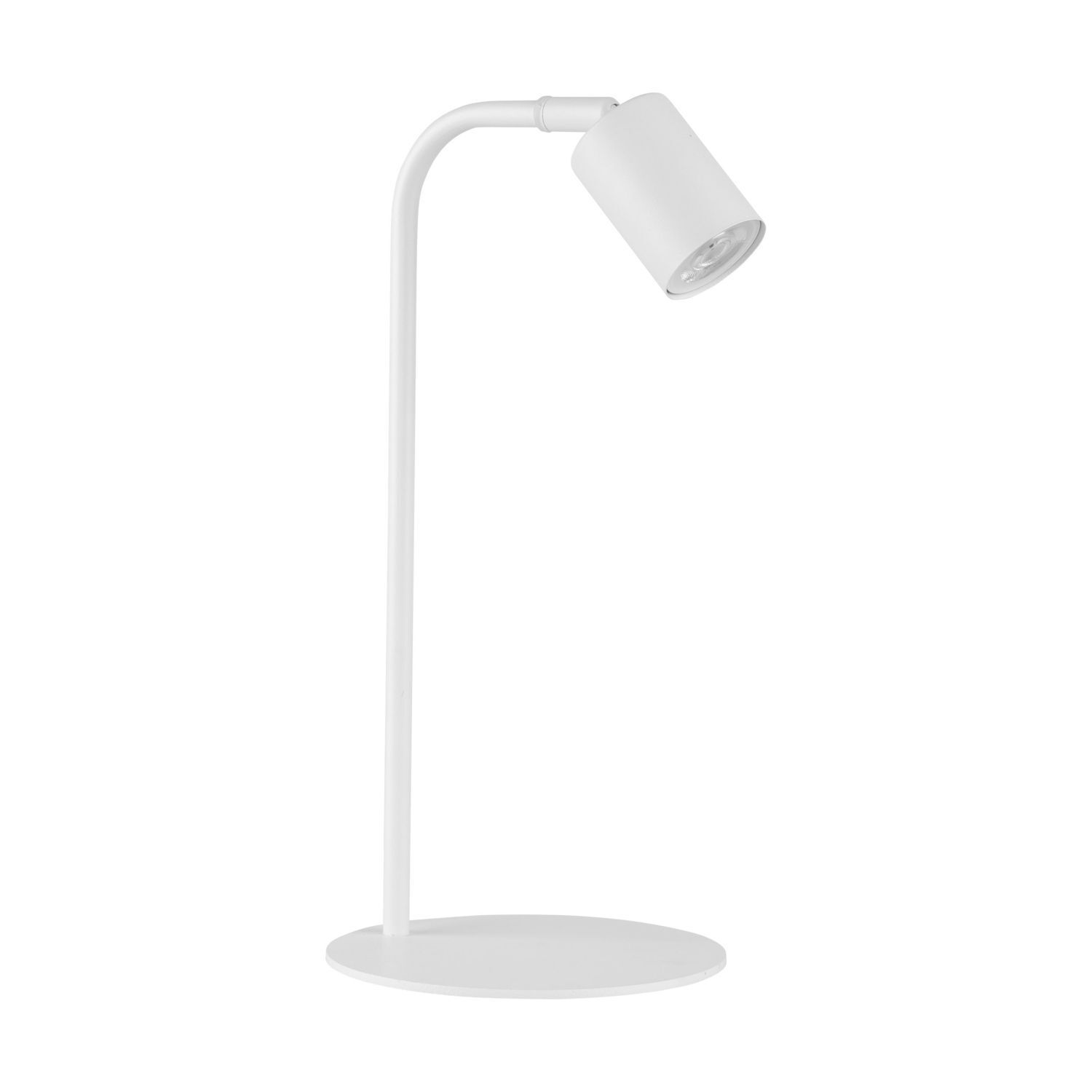 Schreibtischlampe Weiß verstellbar Modern Metall 40 cm