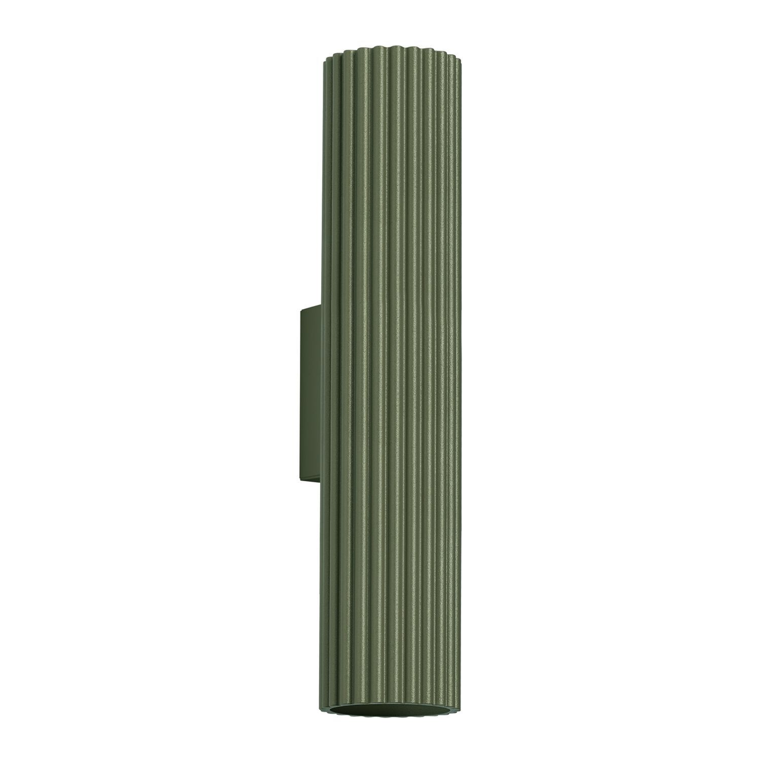 Wandleuchte Up Down Aluminium H: 30 cm Grün GU10 2-flammig