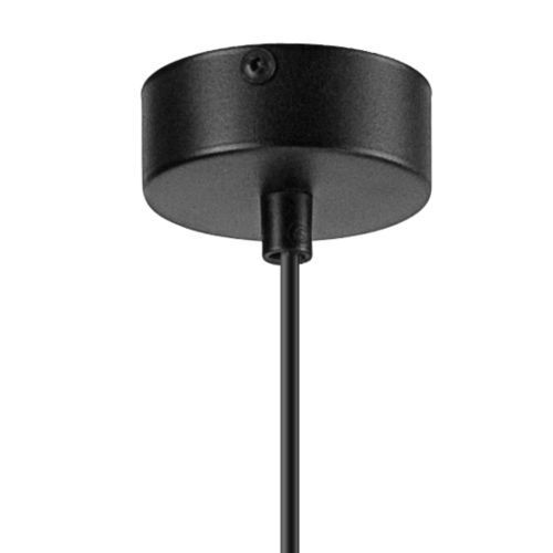 Pendelleuchte CHANIA Schwarz Metall rund Esstisch