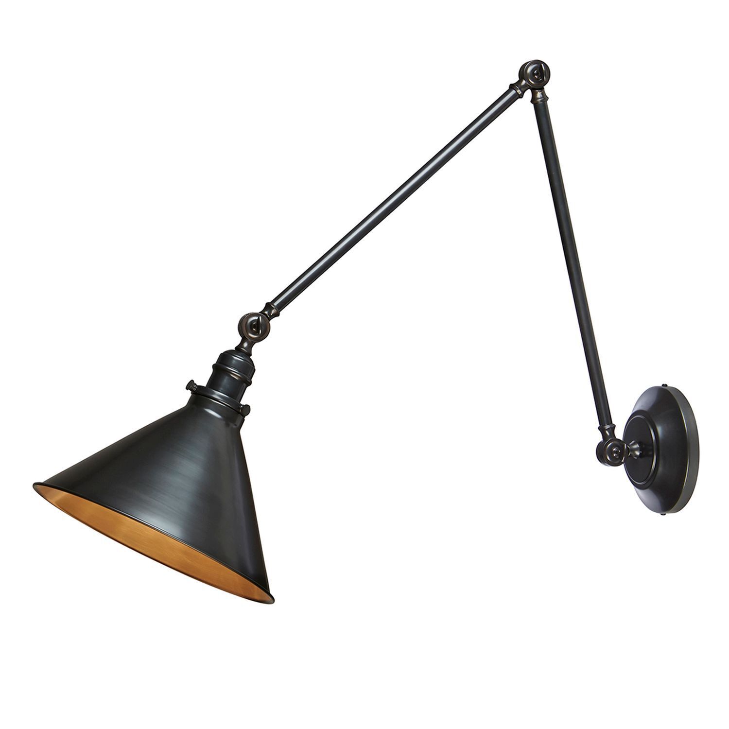 Deckenleuchte ISMENE in Bronze kürzbar Ø30cm Lampe