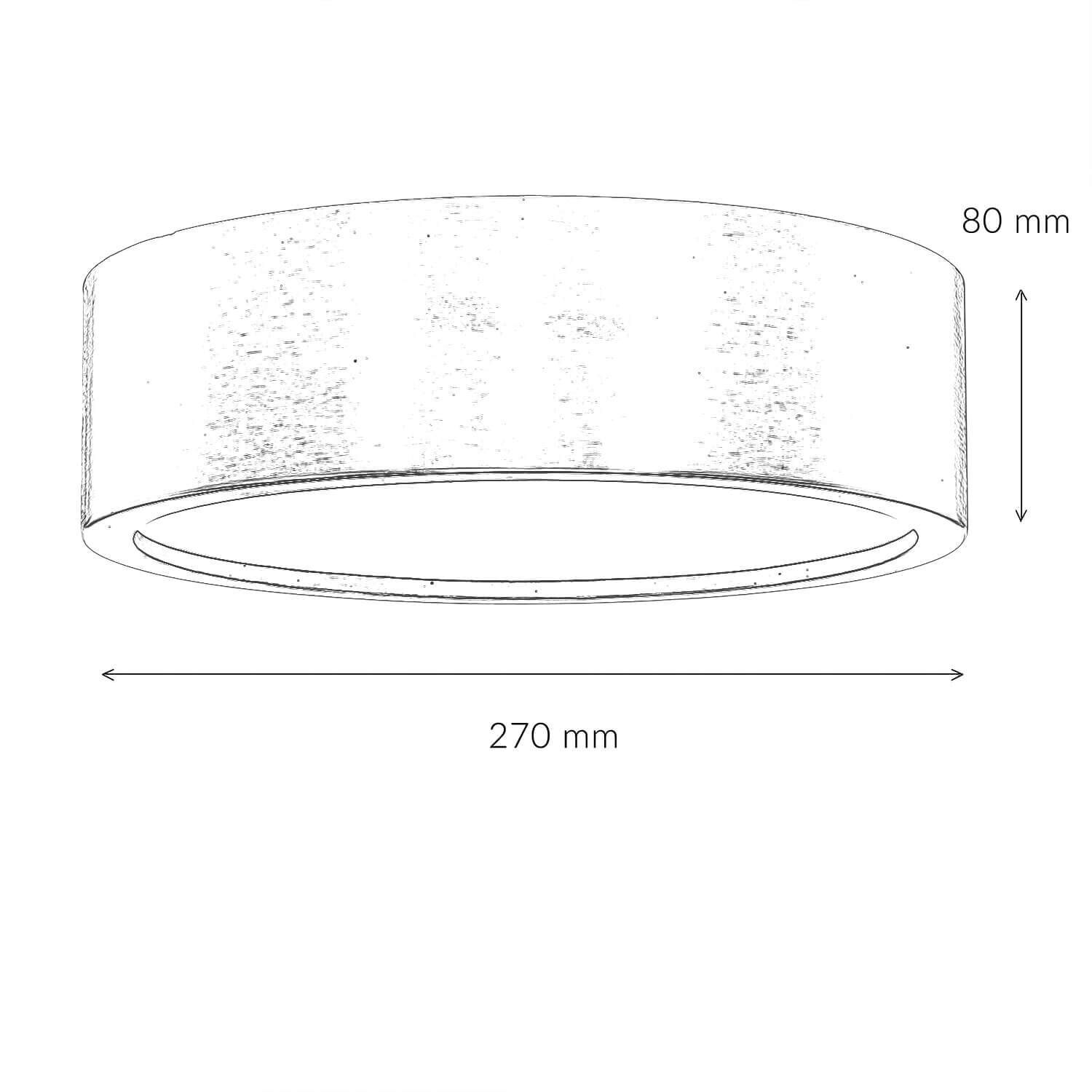 LED Deckenleuchte Wohnzimmer Holzlampe Eiche