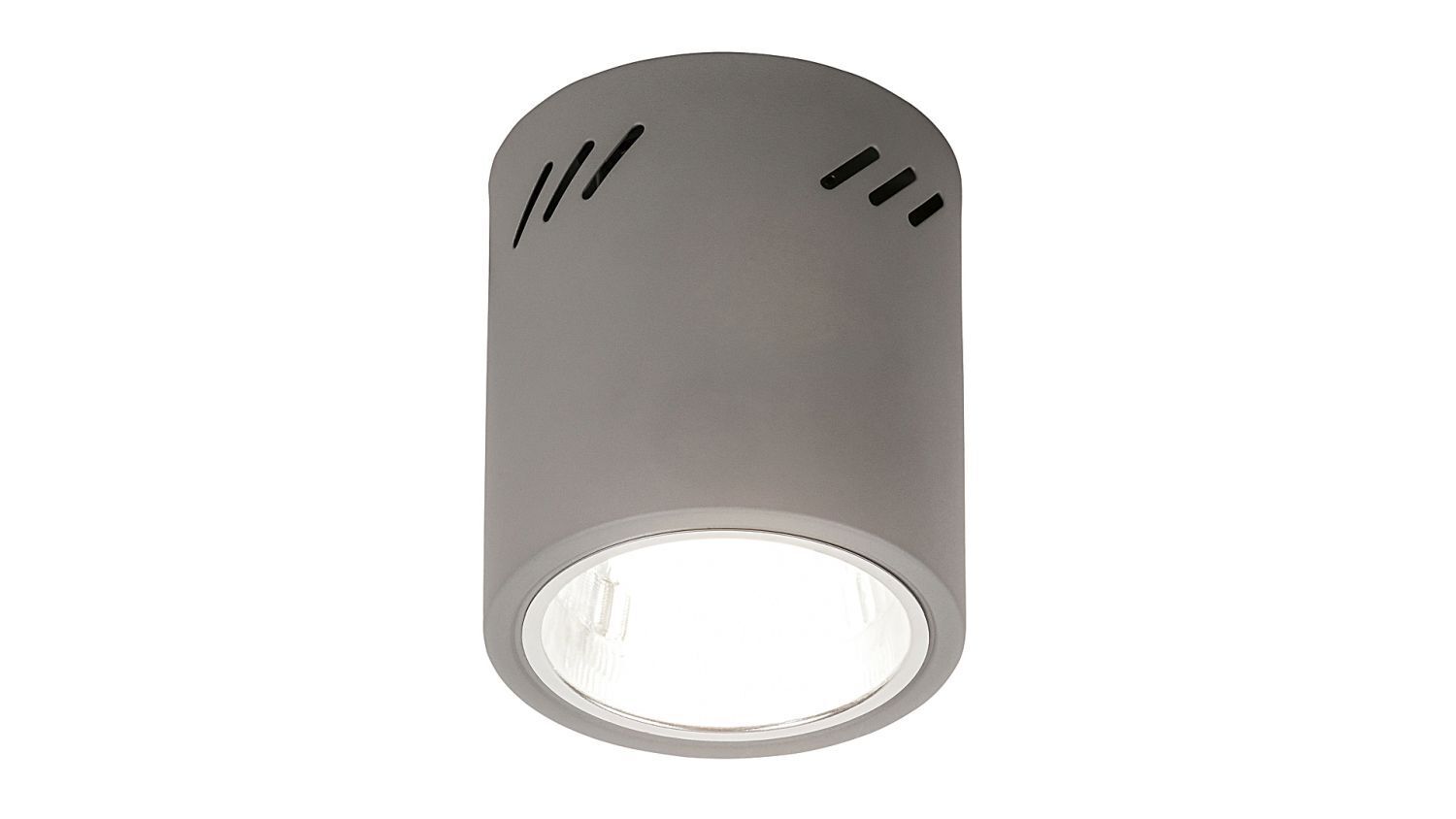 Moderne Deckenlampe Metall E27 Ø13,3cm in Grau