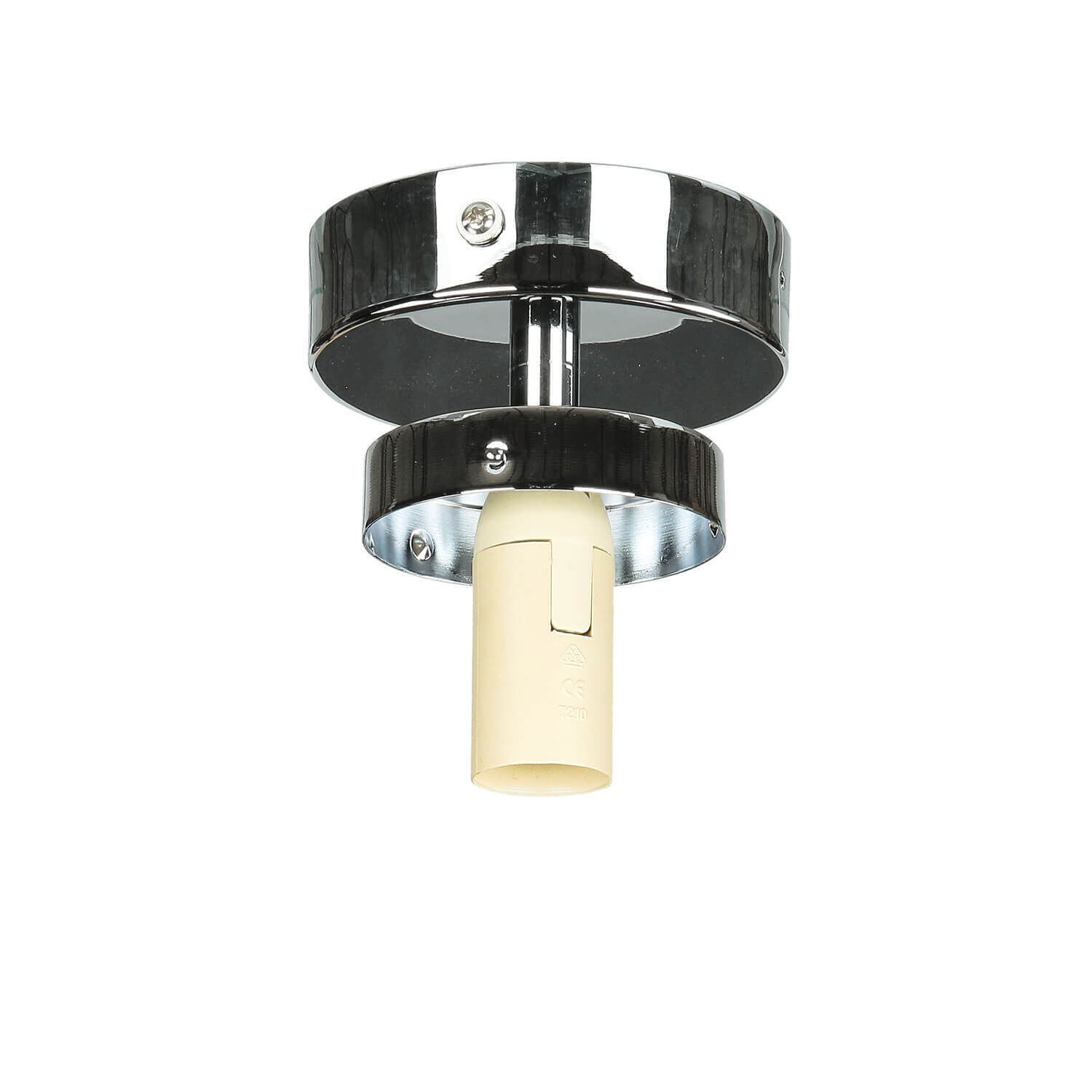 Deckenlampe Badezimmer Chrom Weiß E14