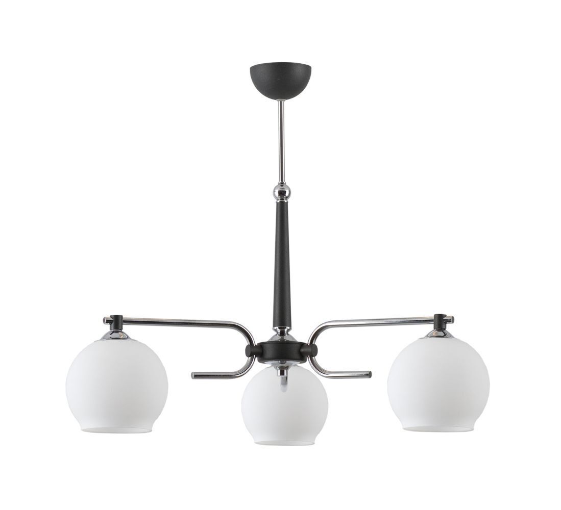 Deckenleuchte Weiß Graphit 3-flmg Esszimmer Lampe