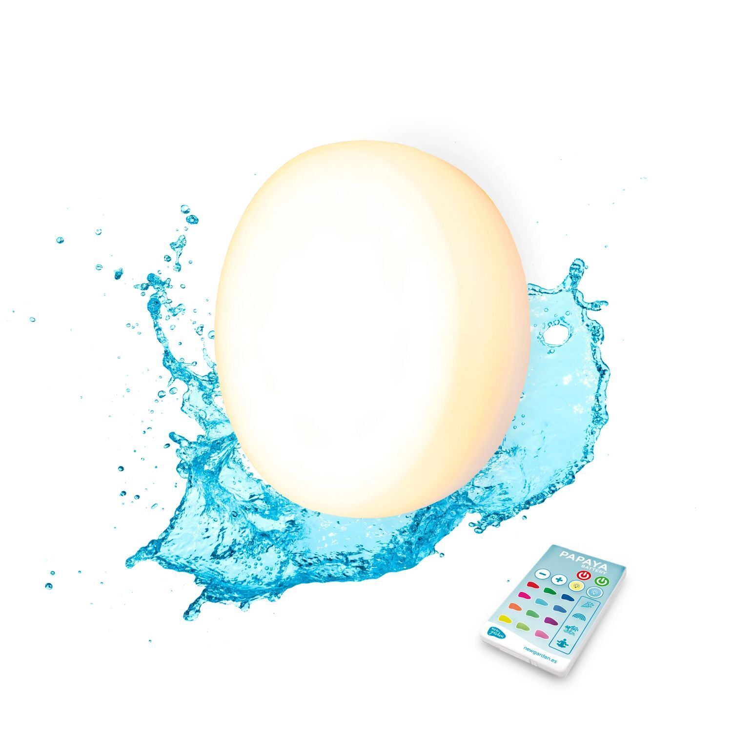 LED Poolleuchte ohne Bohren Farbwechsel dimmbar IP68 Ø 12 cm