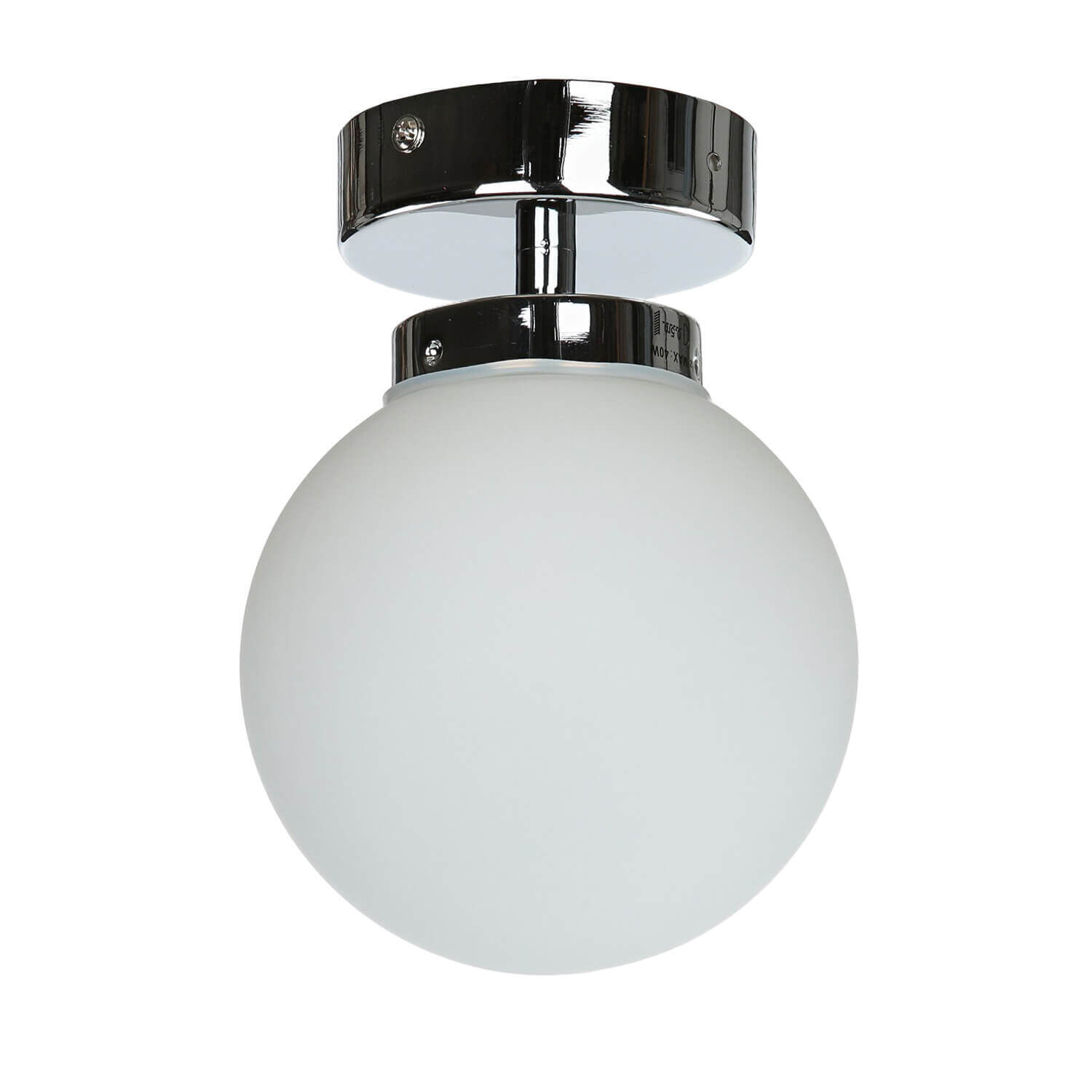 Deckenlampe Badezimmer Chrom Weiß E14