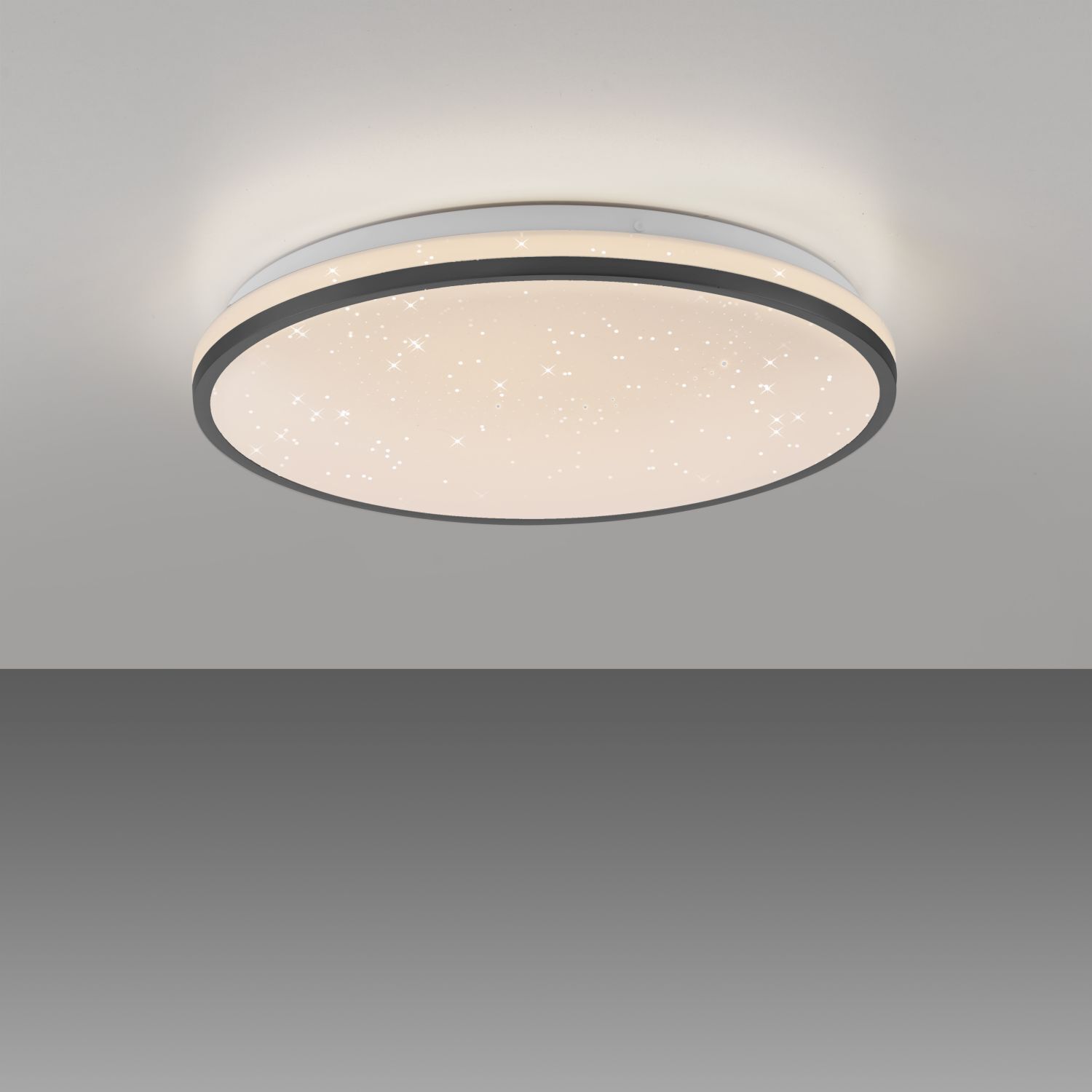 LED Deckenleuchte Nachthimmel Schwarz 3000 K dimmbar