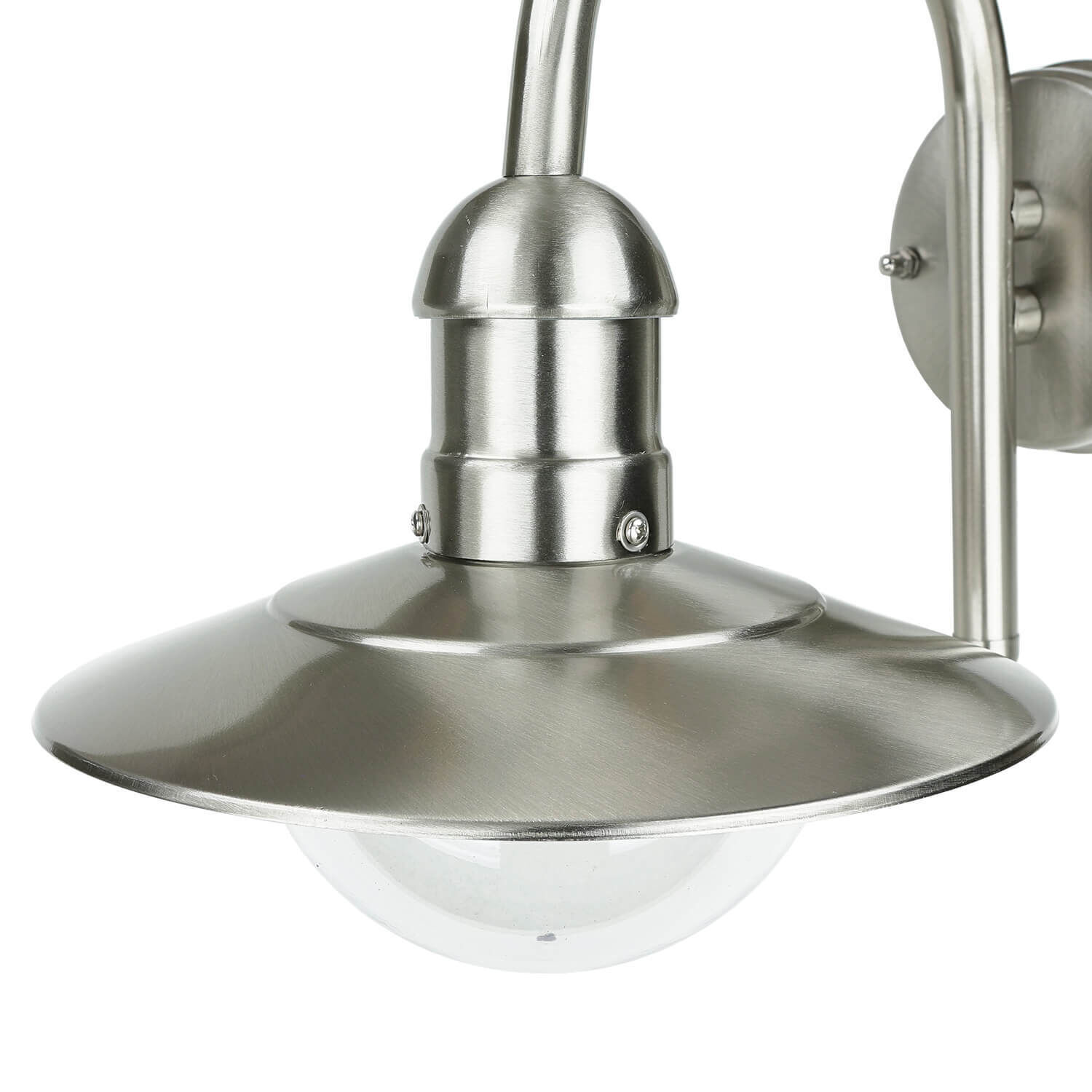 Elegante Außenwandlampe Edelstahl IP44 Maritim EIVOR