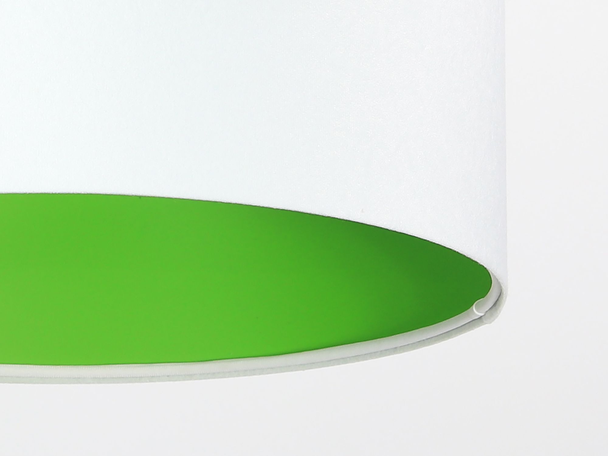 Pendelleuchte Weiß Grün Retro rund Esstisch Lampe