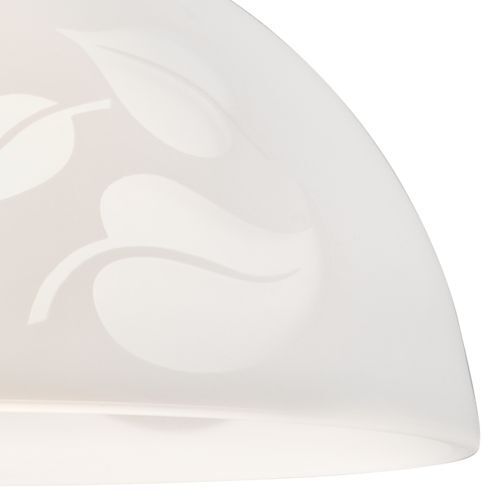 Pendelleuchte Grau Retro rund Esstisch Glas Lampe