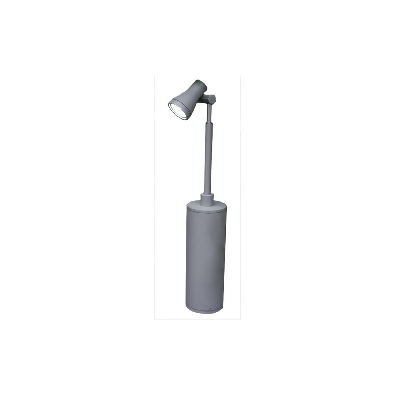 LED Wegeleuchte außen 65cm IP54 Silber Garten Terrasse