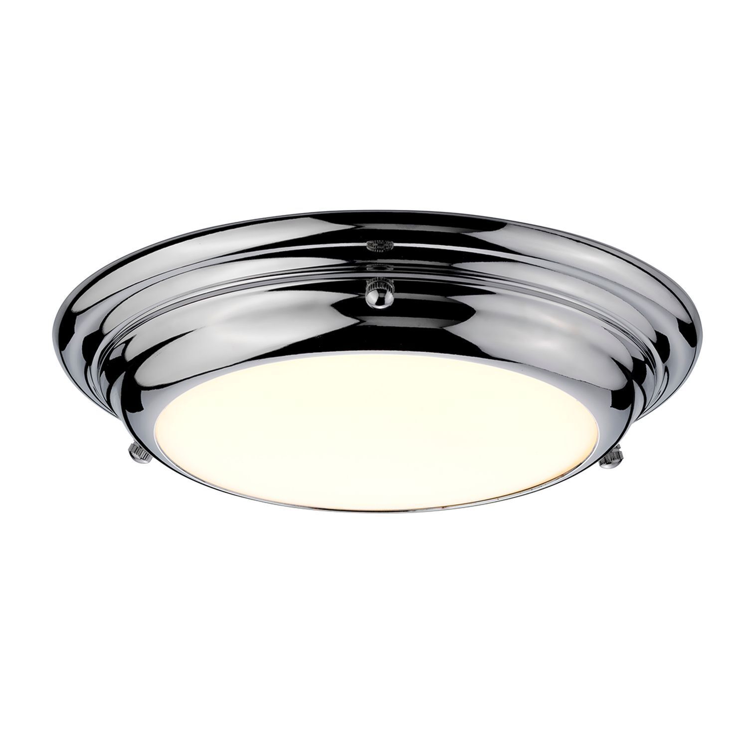 Deckenleuchte LED ANISA in Chrom Ø25cm Bad Lampe