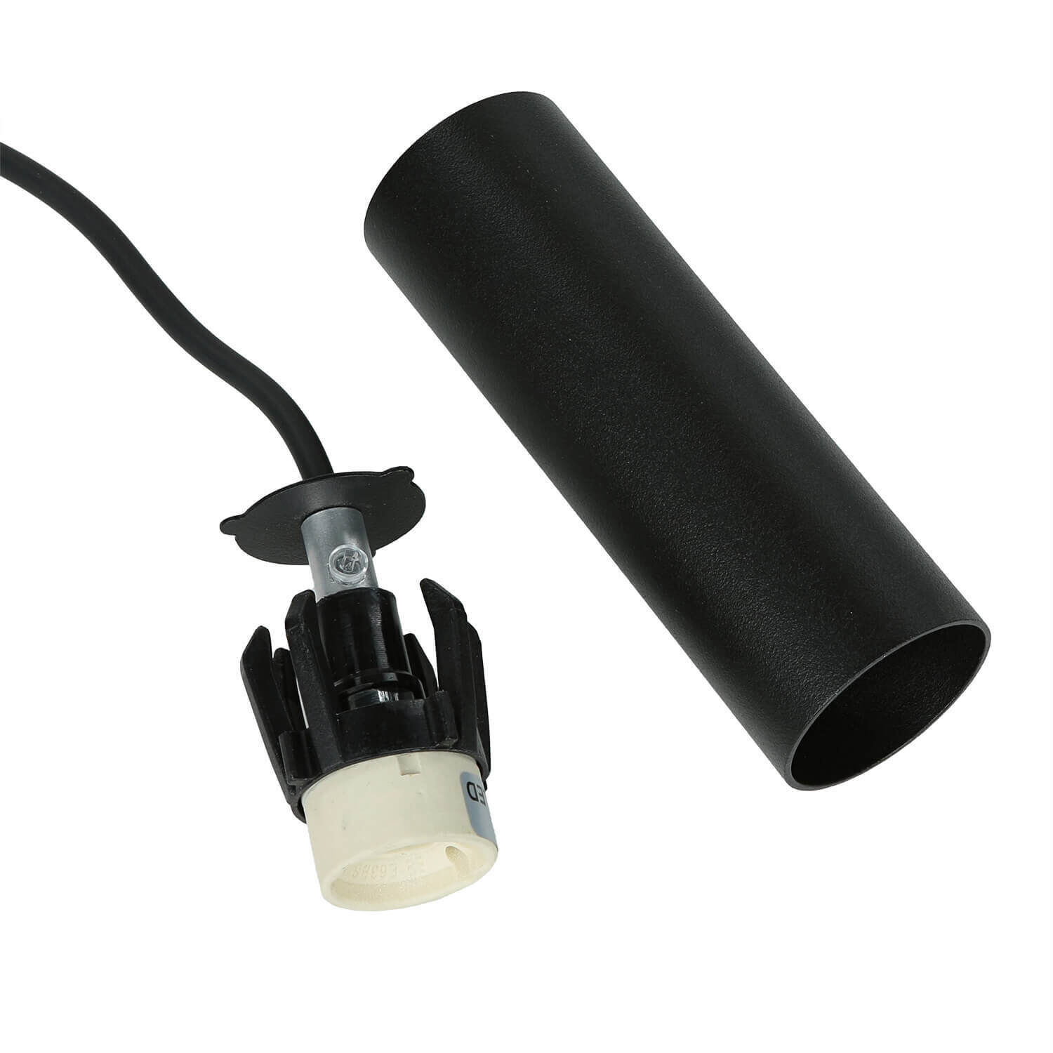Pendelleuchte Schwarz GU10 R35 Ø 4 cm Metall Modern