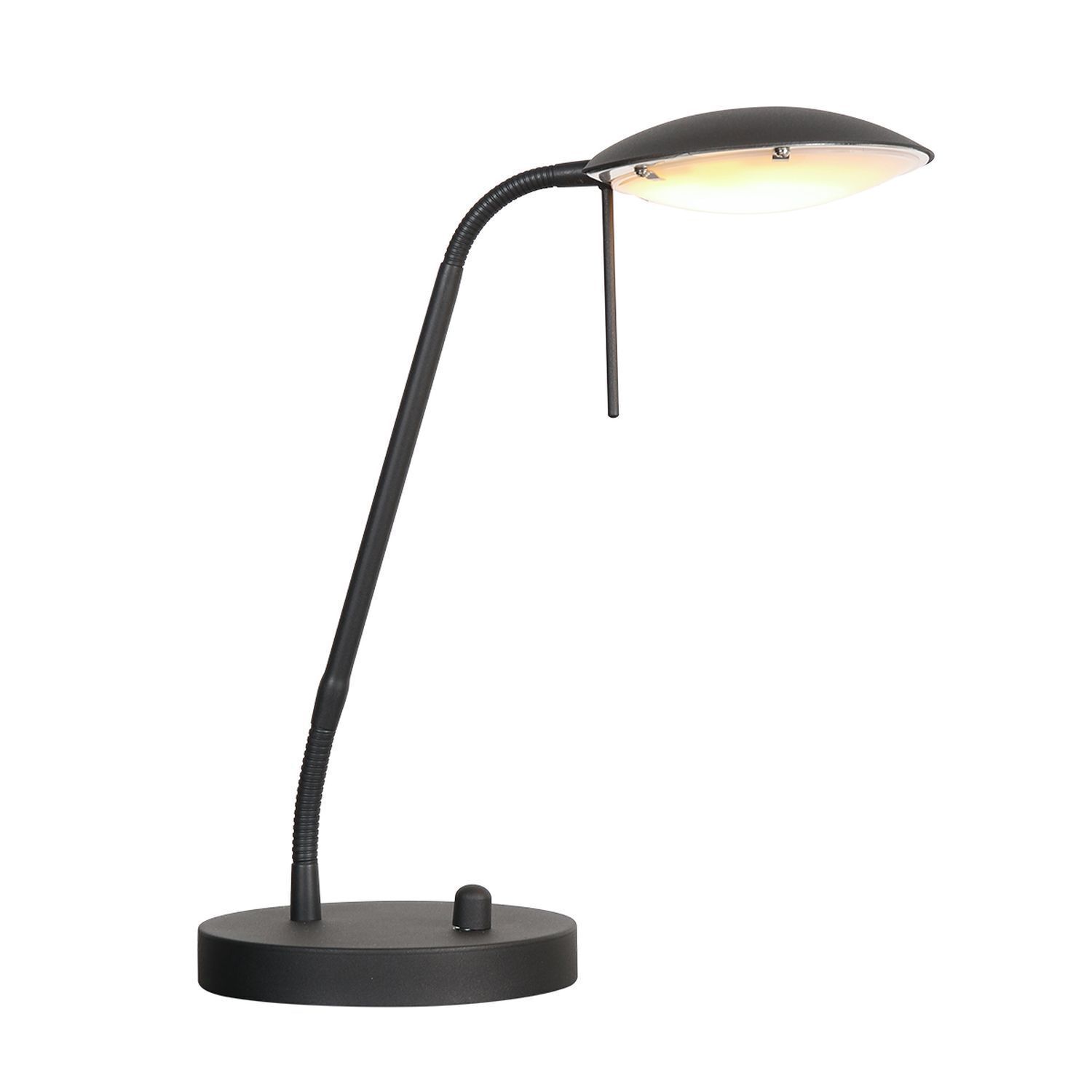 LED Schreibtischleuchte dimmbar Schwarz 46 cm 2700 K