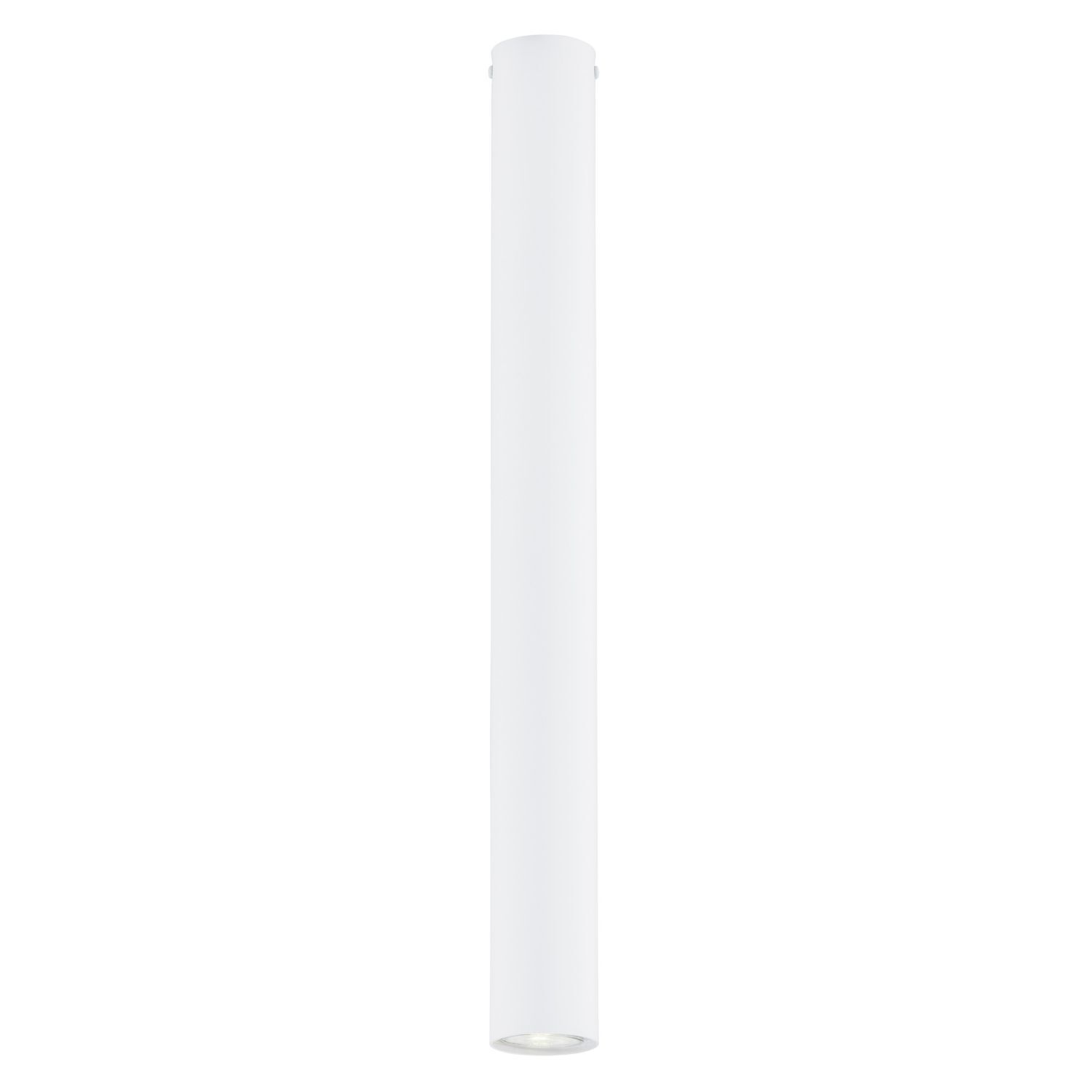 Aufputz Spot Lampe schmal Ø 6 cm H: 60 cm Metall Weiß GU10