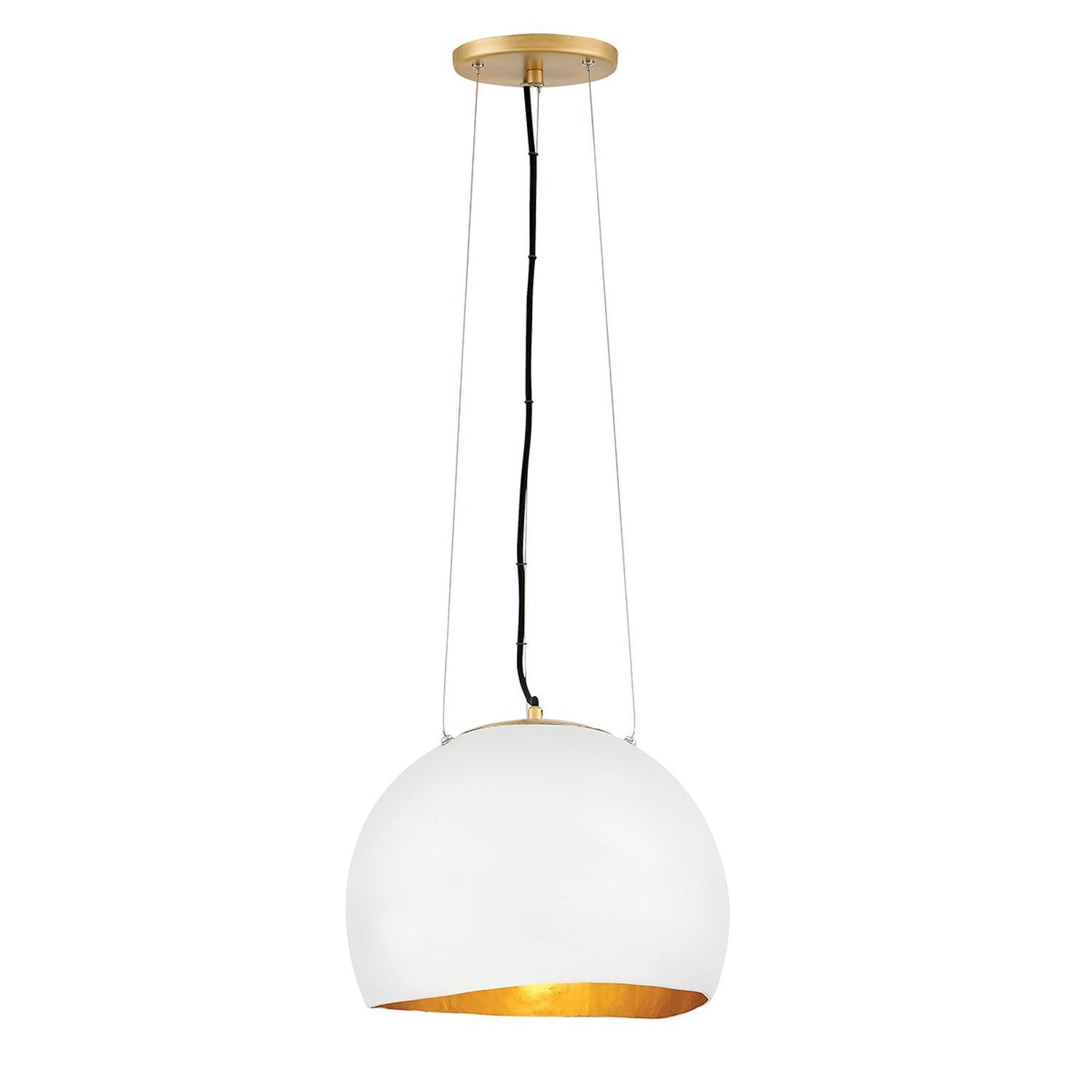 Pendelleuchte Metall rund Ø 35,6 cm H: max. 297,2 cm