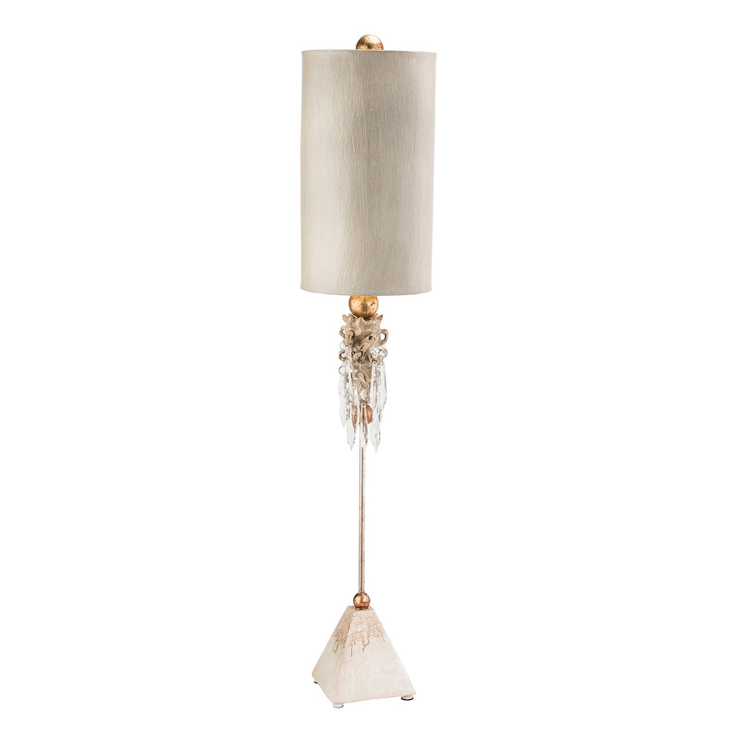 Tischlampe ABUELA Creme H:102cm Design Bodenlampe