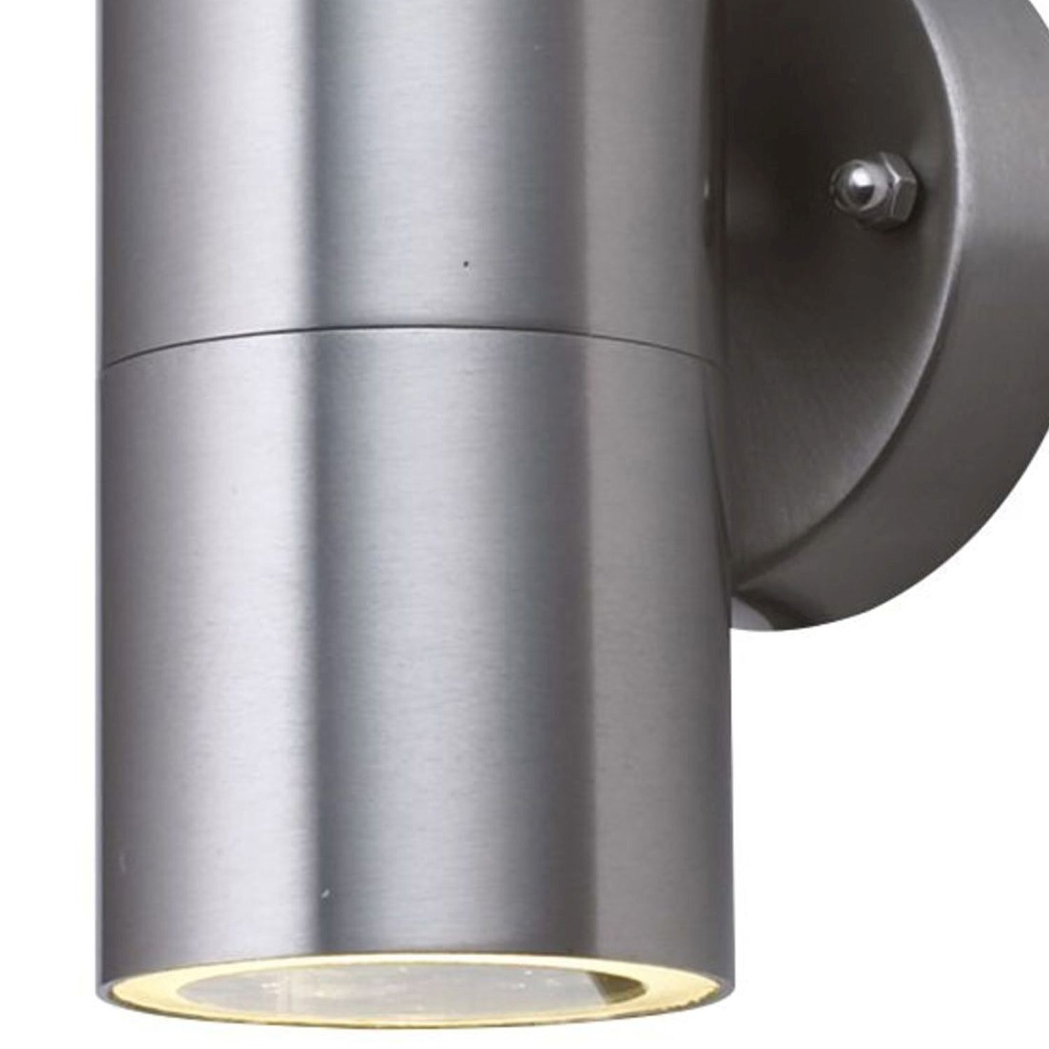 Up Down Wandlampe Außen Stahl IP44 GU10 H:16 cm 2-flmg