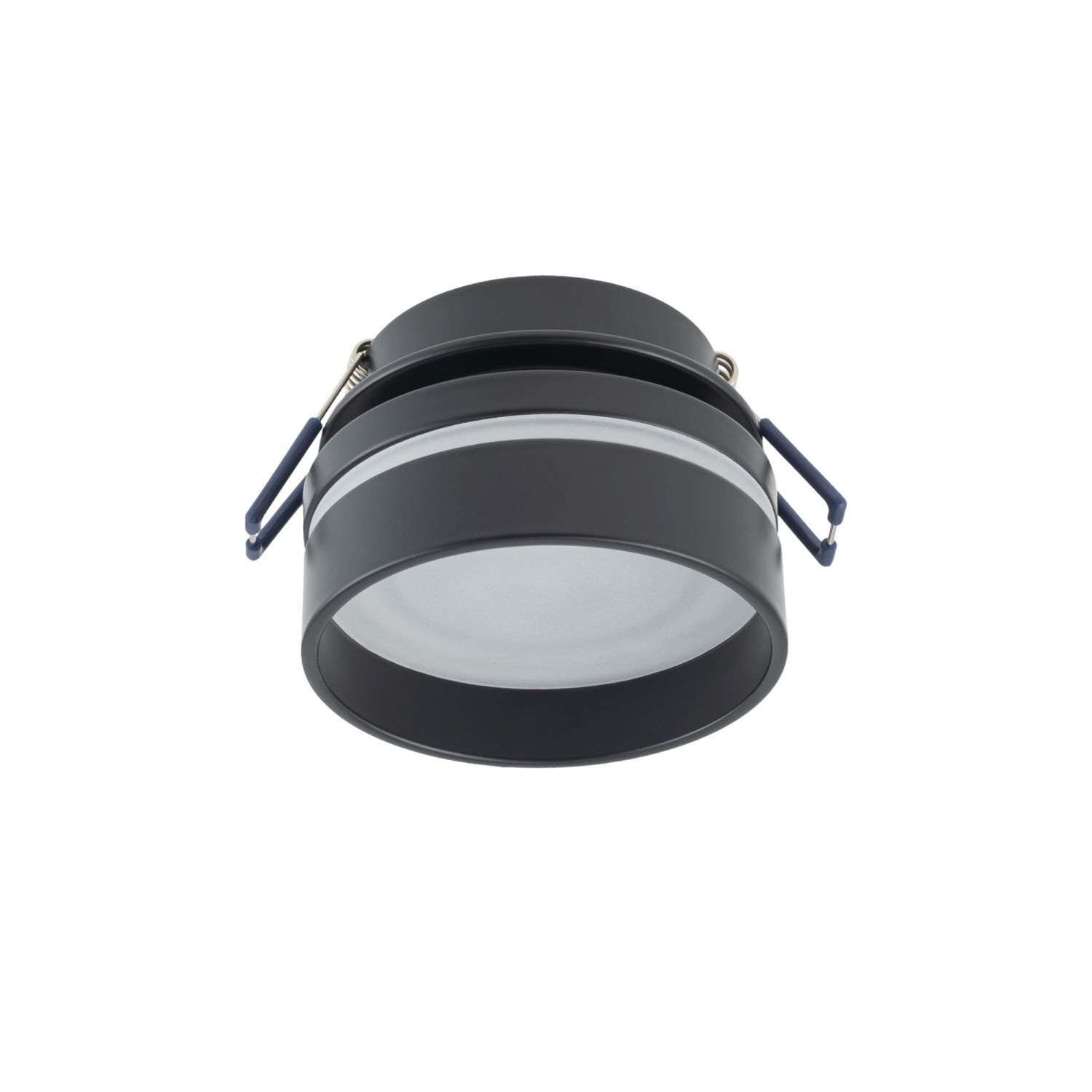 Einbaustrahler GU10 Ø 8 cm Schwarz Aluminium Modern