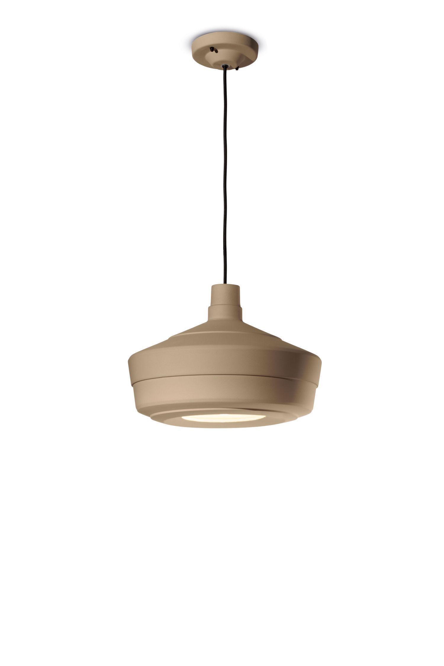 Hängelampe Keramik E27 D: 36 cm rund H: max. 146 cm