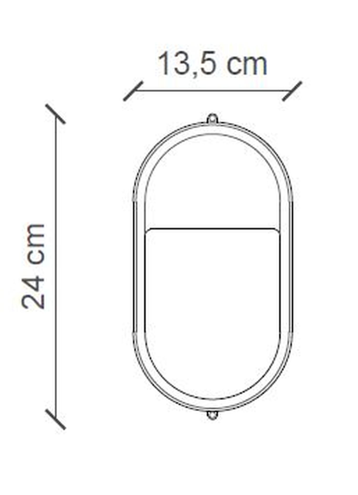 Wandlampe Keramik Glas 24 cm hoch E27 Maritim DAVIDE