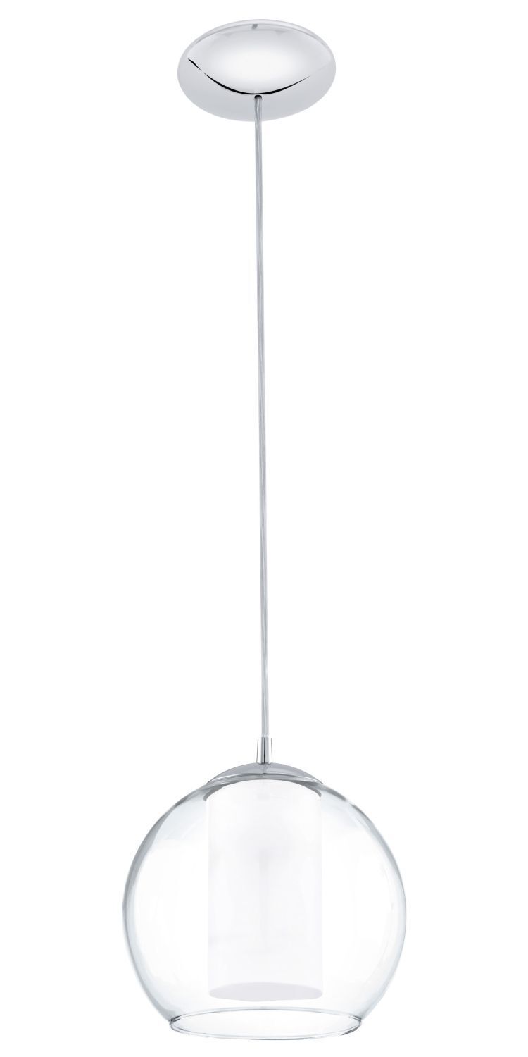 Elegante Hängeleuchte Bolsano Weiß Ø20cm