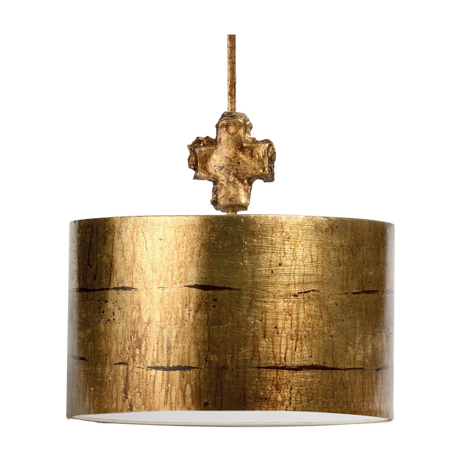 Deckenleuchte EXTRATO Blattgold Ø38cm Design Lampe