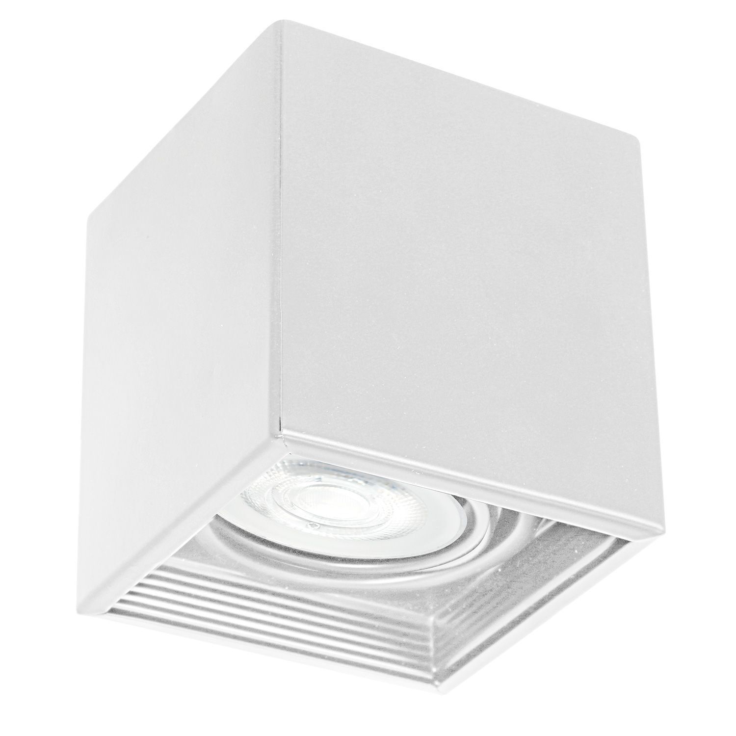 Deckenspot eckig GU10 Weiß Metall Modern DOWNLIGHT