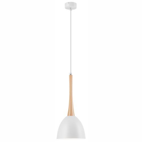Stylische Pendelleuchte FAELLA Weiß rund Esstisch