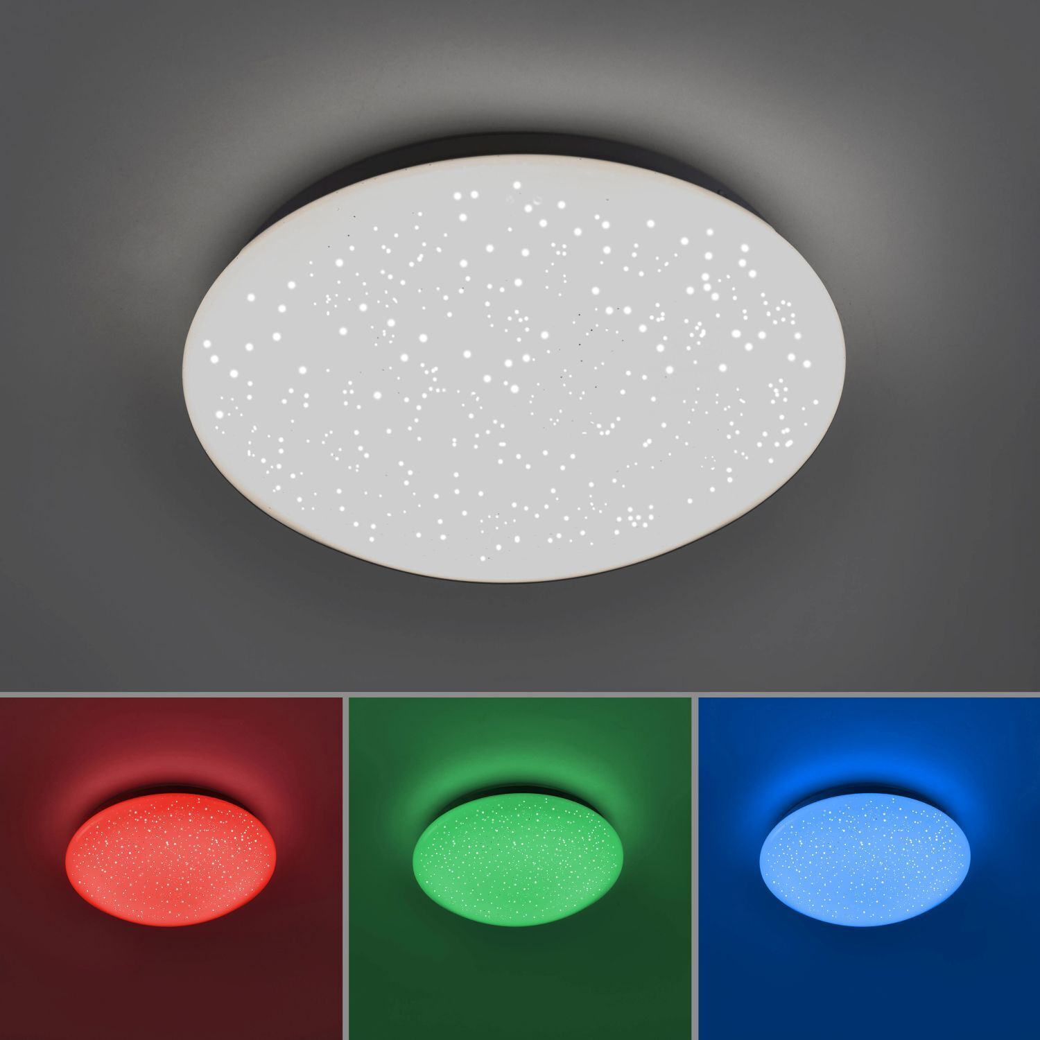 LED Deckenleuchte Sternenhimmel dimmbar RGB 860 lm 6 W
