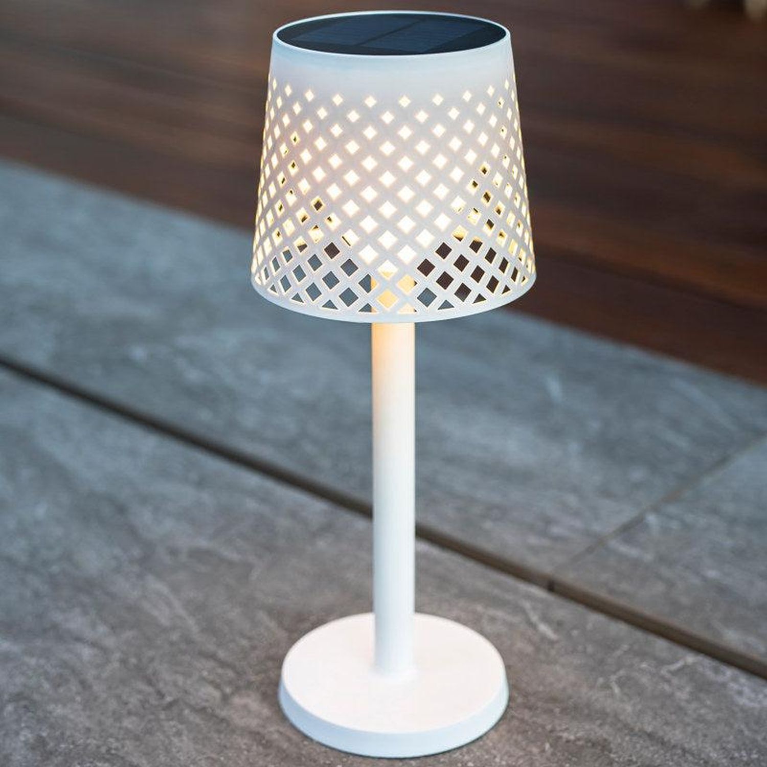LED Solarleuchte 5-in-1 Erdspieß Wand Tisch Boden IP65