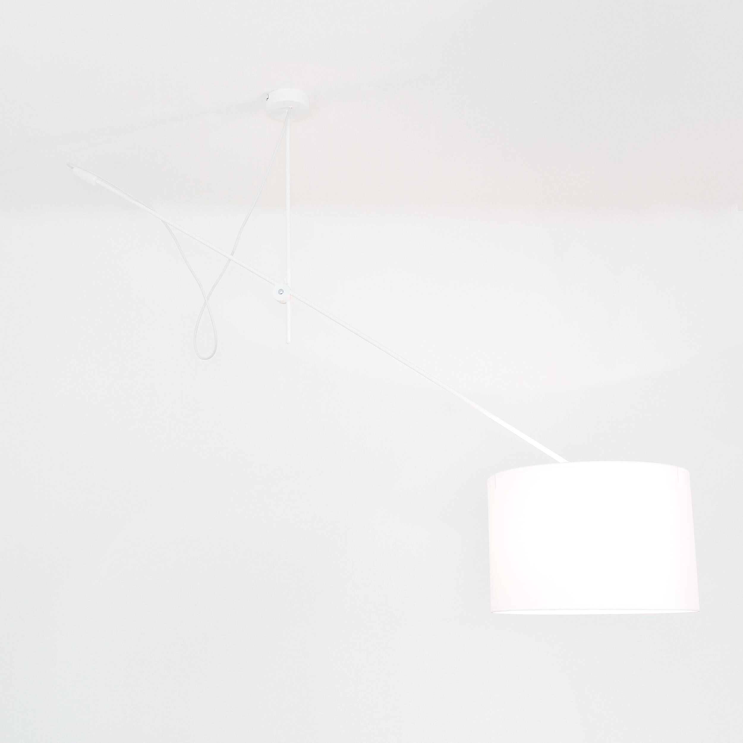 XXL Loft Lampe Weiß 170cm flexibel Deckenlampe VIPER