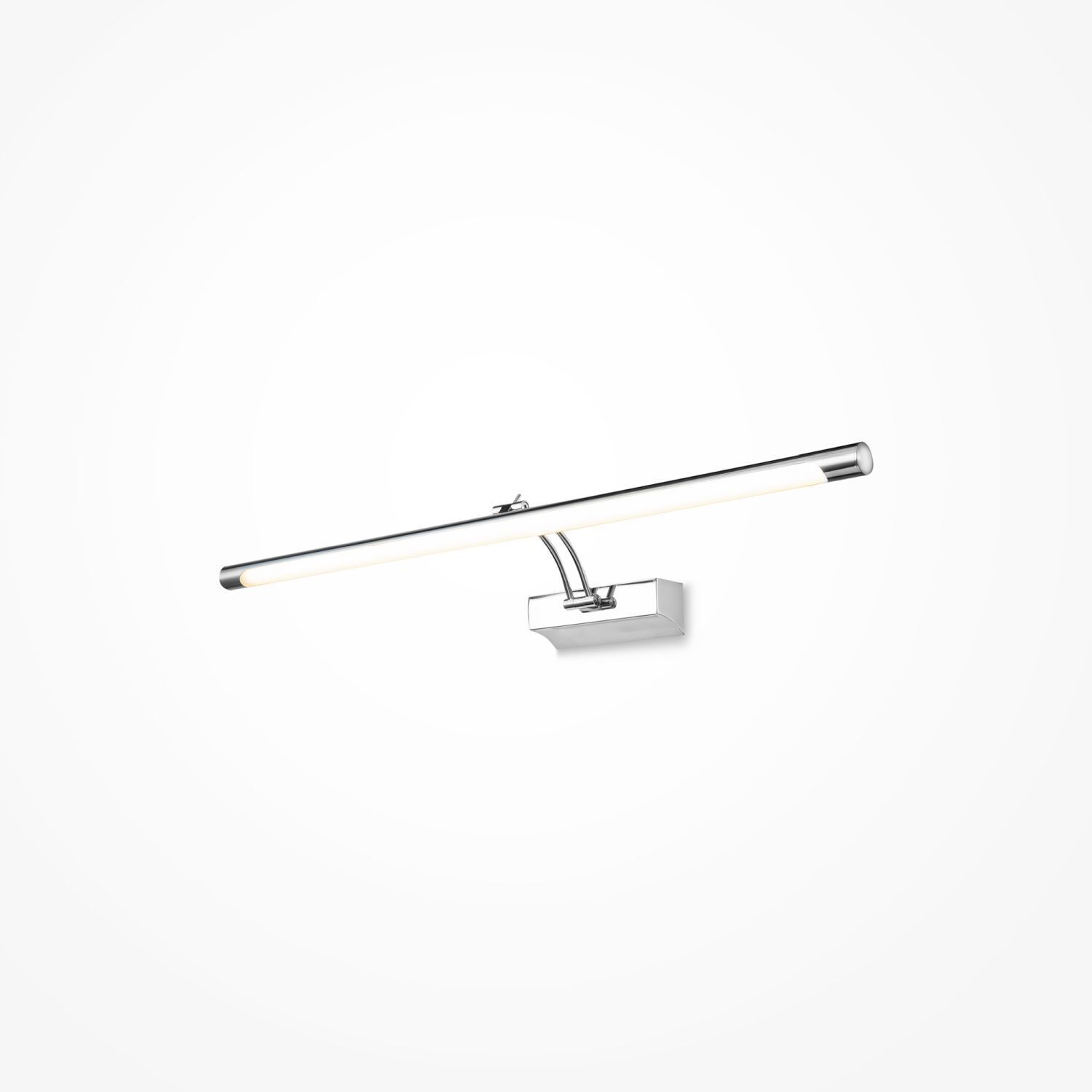 LED Bilderlampe Metall B: 72 cm Chrom länglich 1200 lm