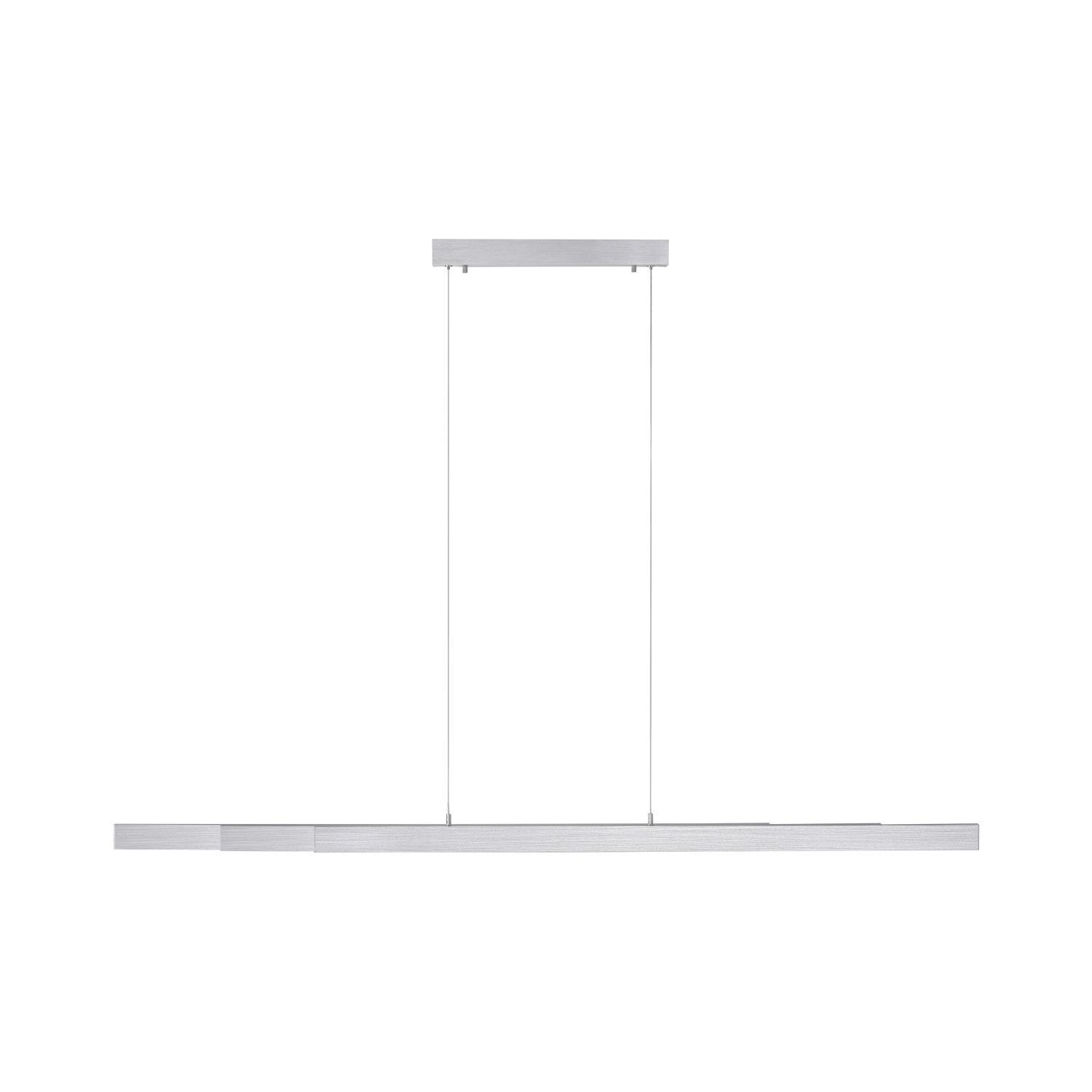 LED Pendelleuchte in Aluminium 13 W 165 cm länglich