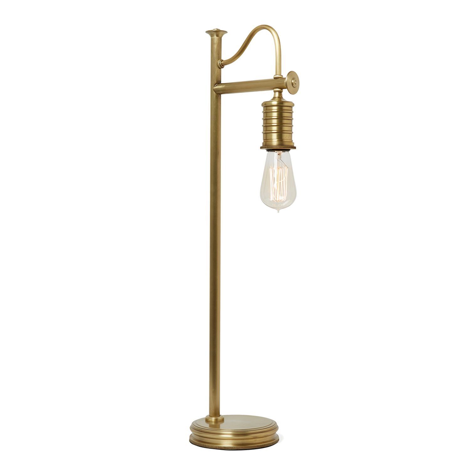 Schreibtischleuchte COLGAR Messing H:69cm Lampe