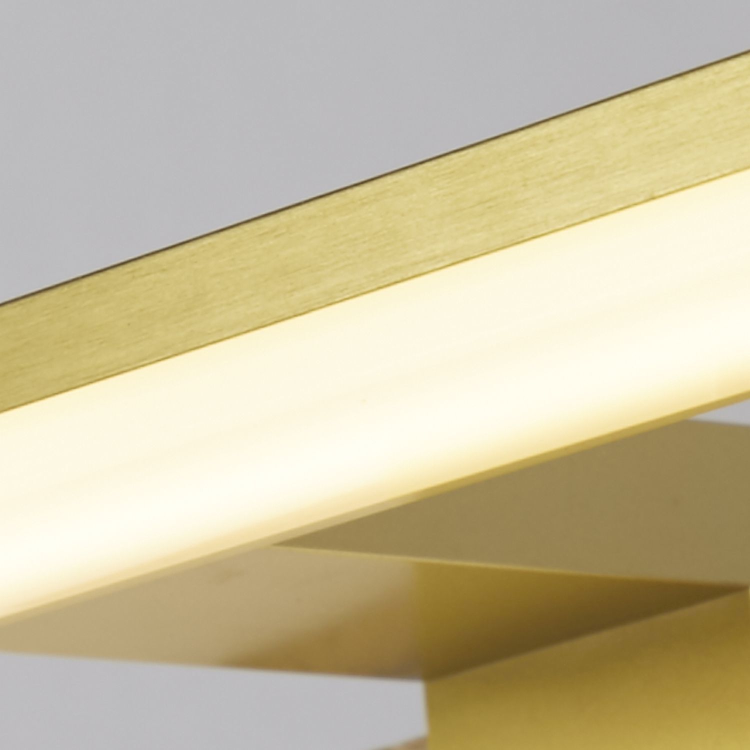 Goldene LED Spiegelleuchte Aluminium IP44 9 W 687 lm