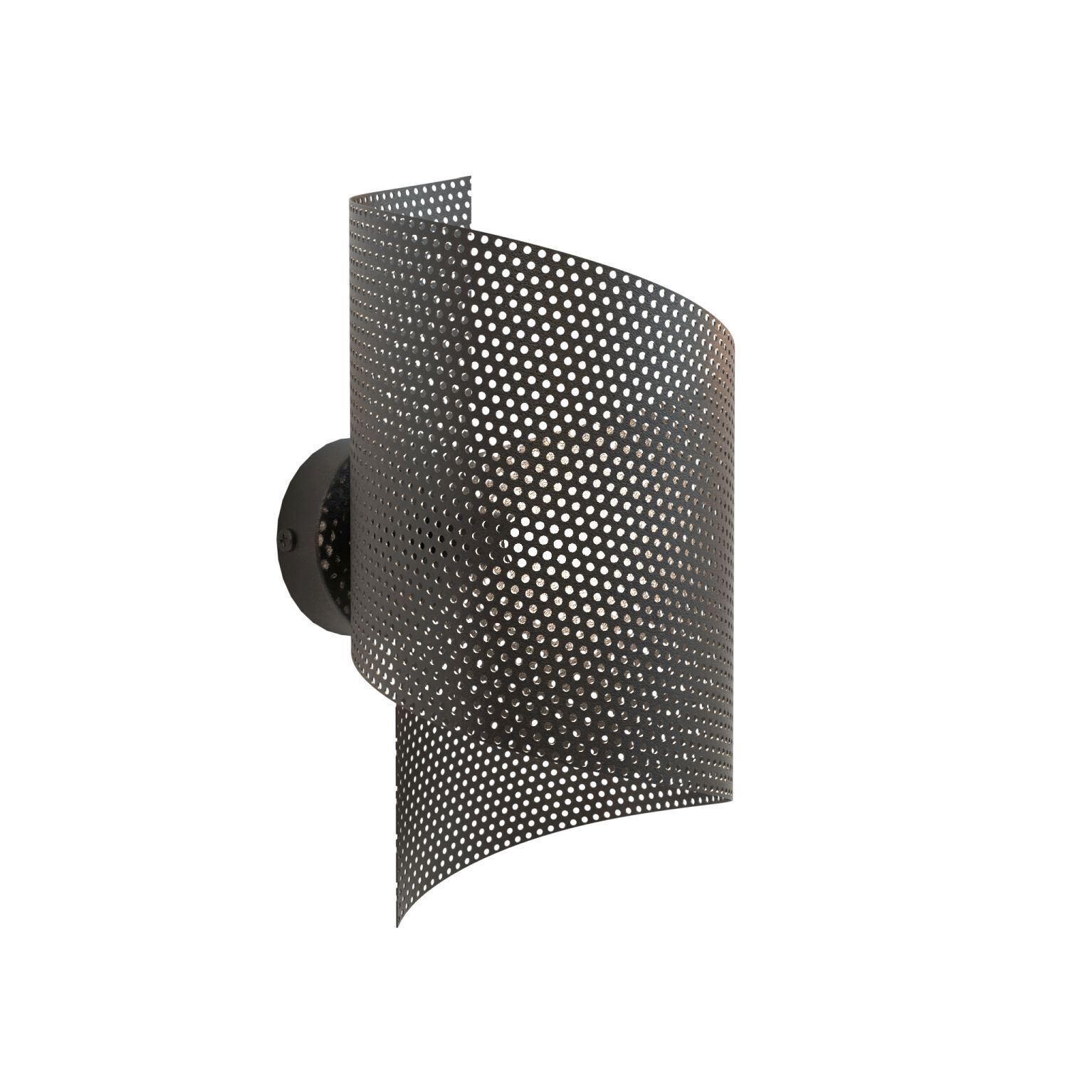 Wandleuchte Metall stilvoll G9 T:17 cm Schwarz Modern