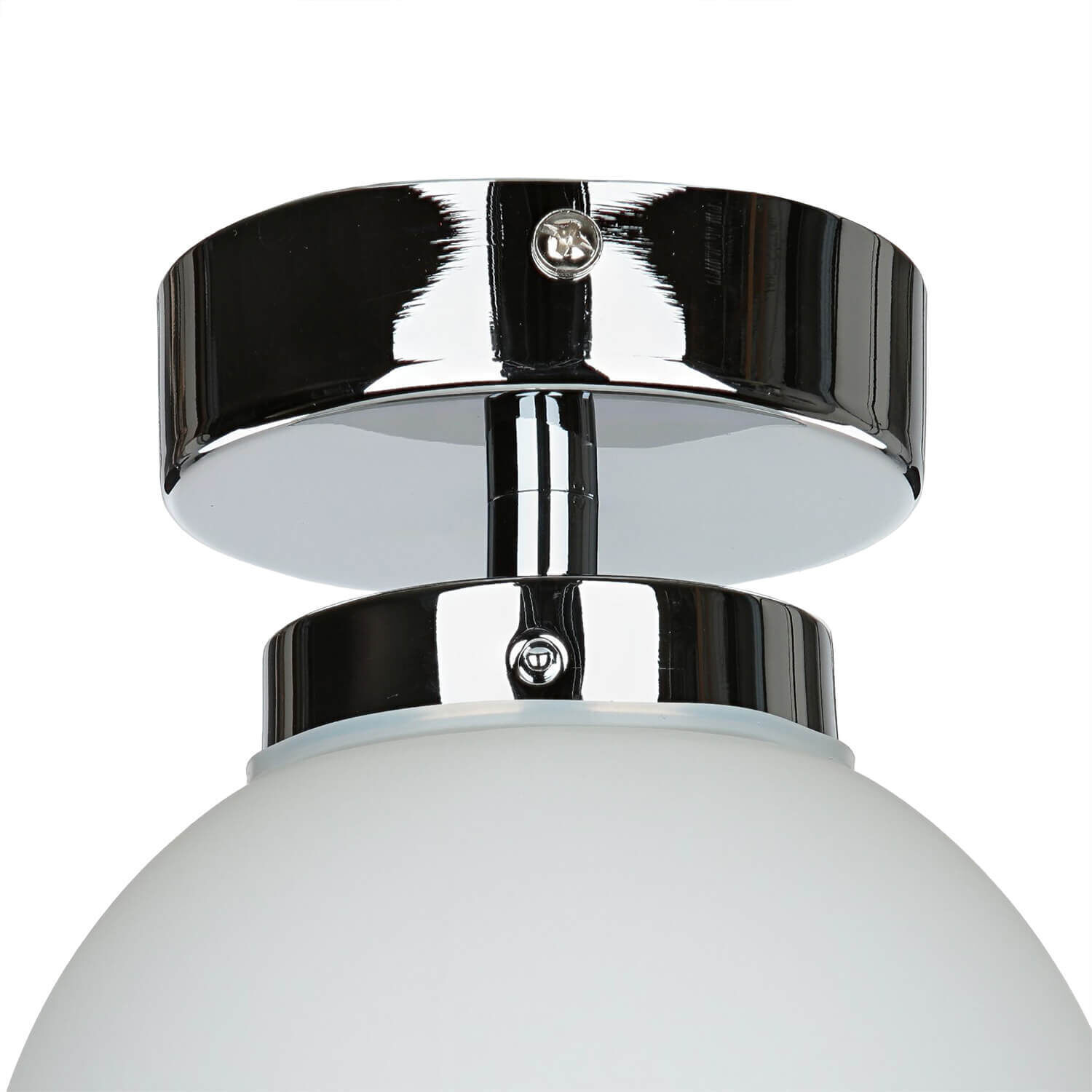 Deckenlampe Badezimmer Chrom Weiß E14