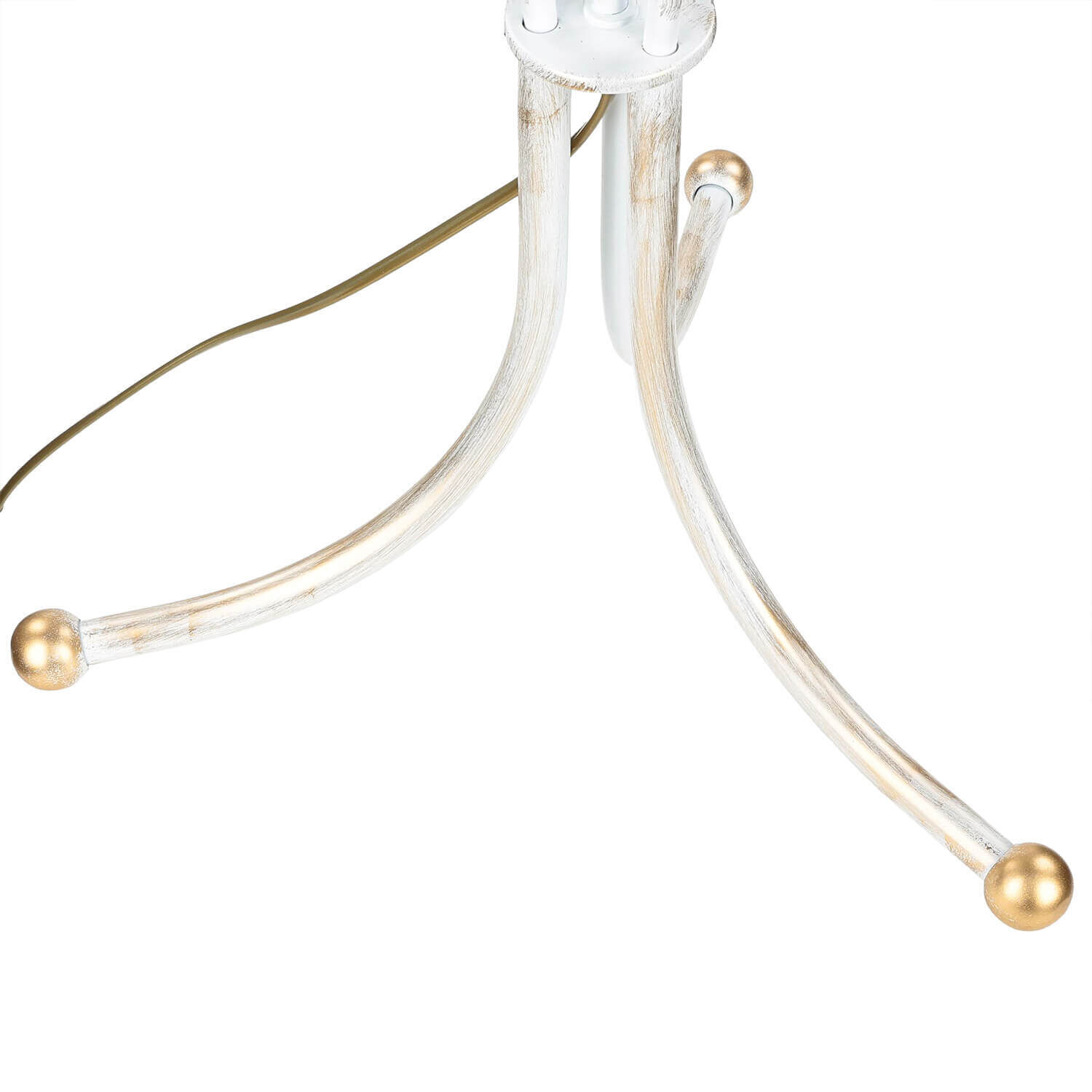 Stehlampe GANARA 158cm Barock Muster Shabby Gold