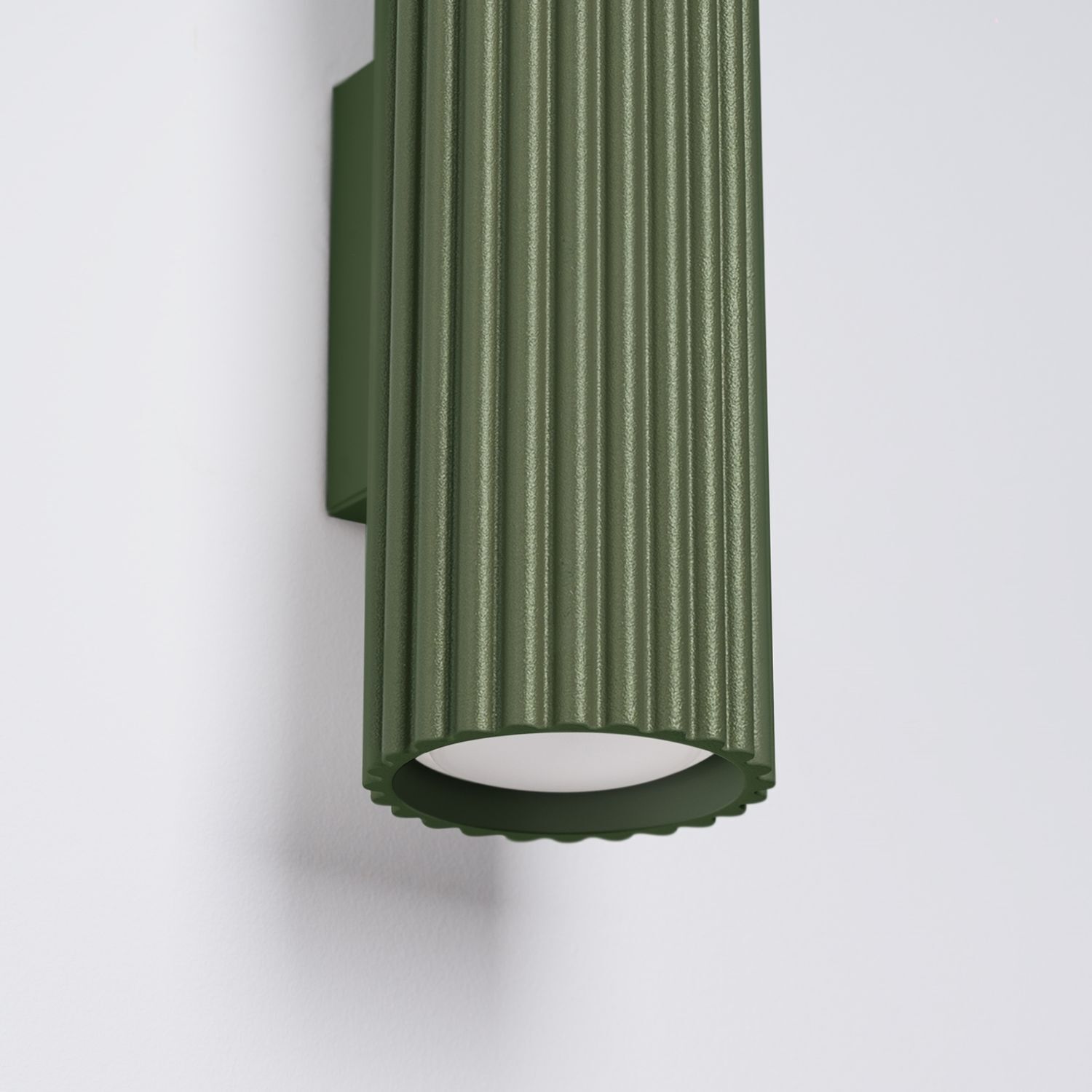 Wandleuchte Up Down Aluminium H: 30 cm Grün GU10 2-flammig