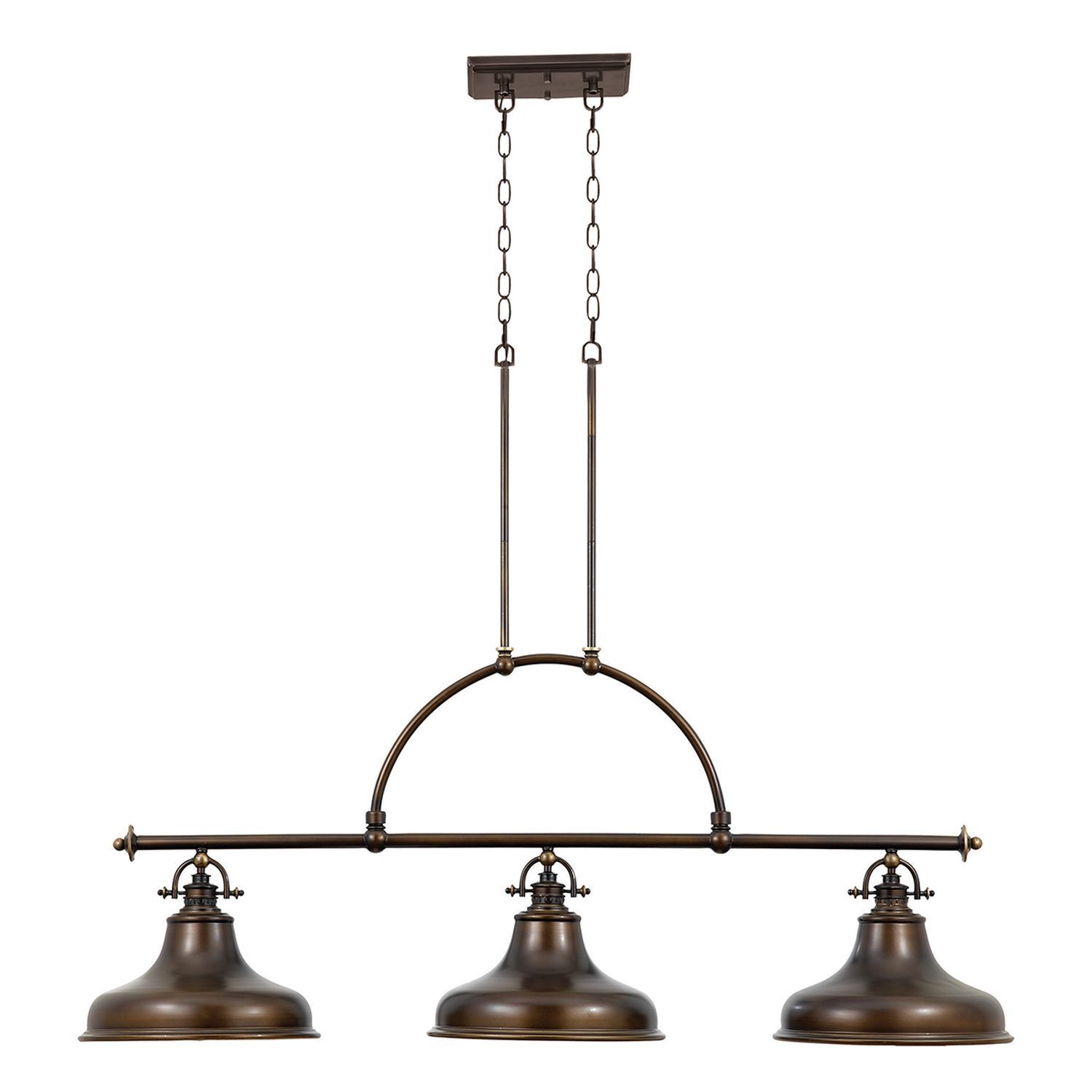 XXL Pendelleuchte RURAL in Bronze Lampe 3xE27